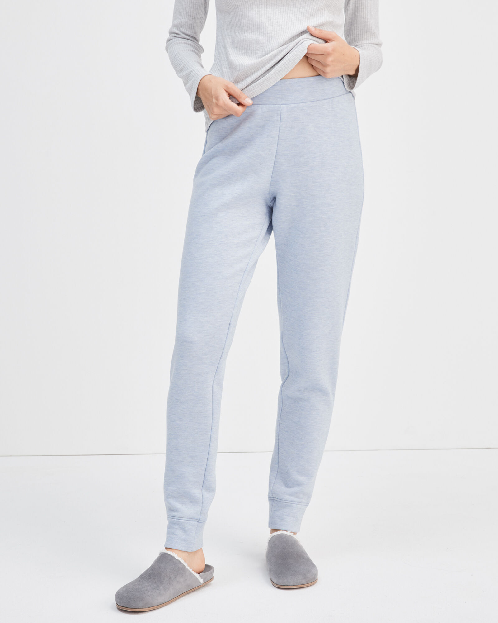 Fleece slim pants new arrivals