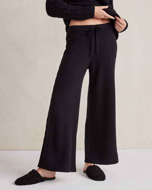 Cashmere Wide Leg Pants