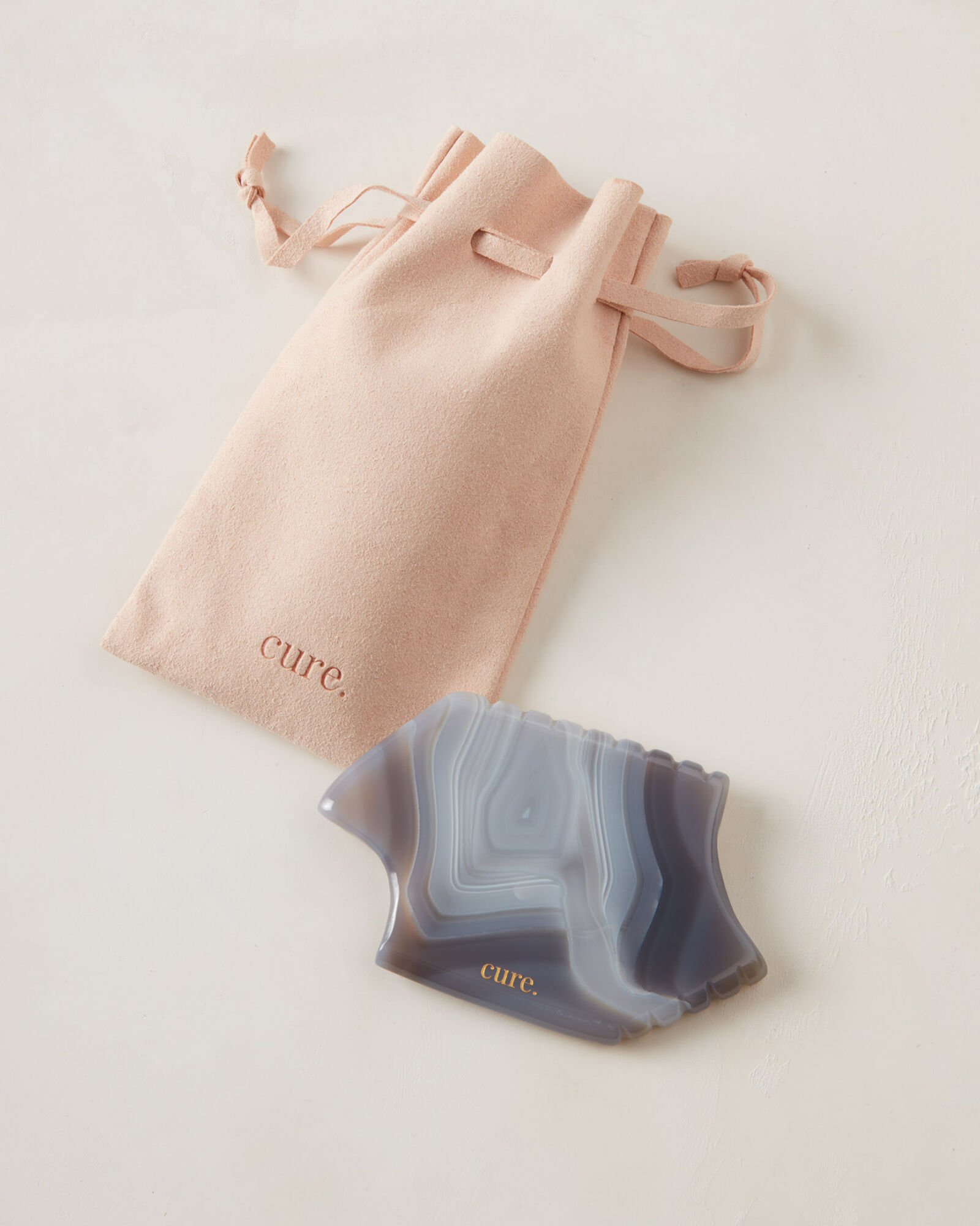 CURE Agate Gua Sha for Face and Body Massage