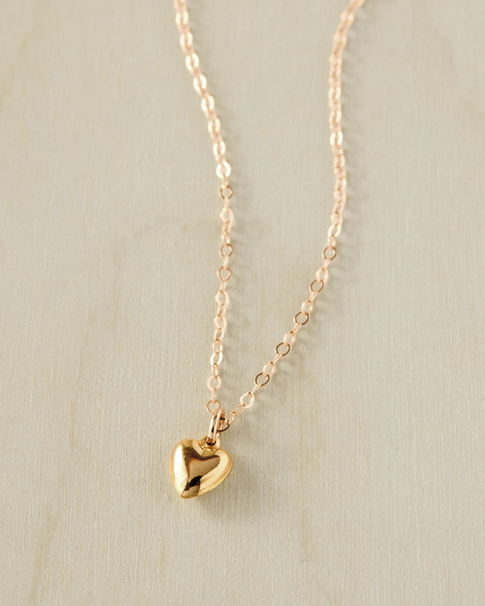Sheena Marshall Lou Puff Heart Necklace