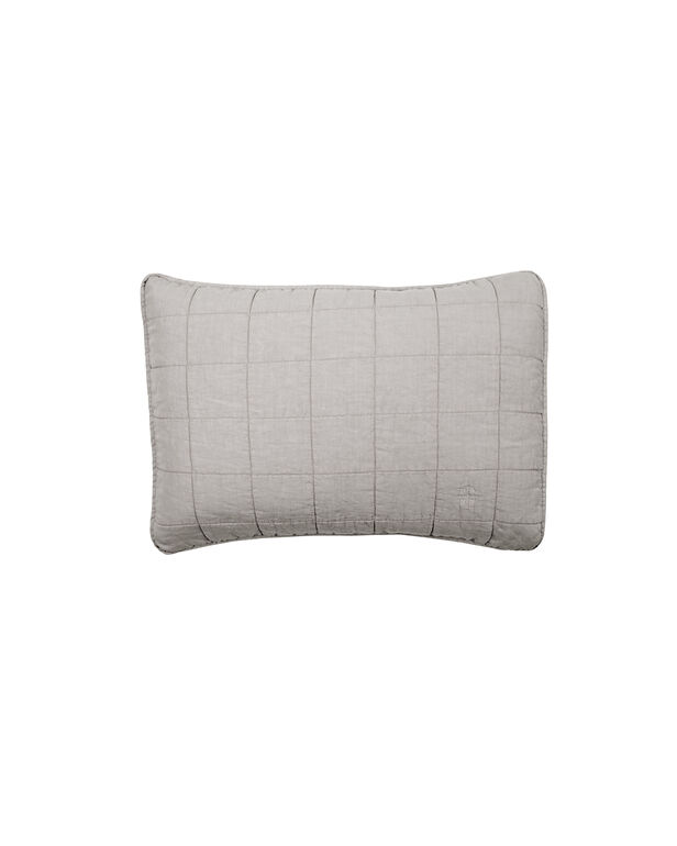 Hawkins New York Simple Linen Quilted Sham (Standard)