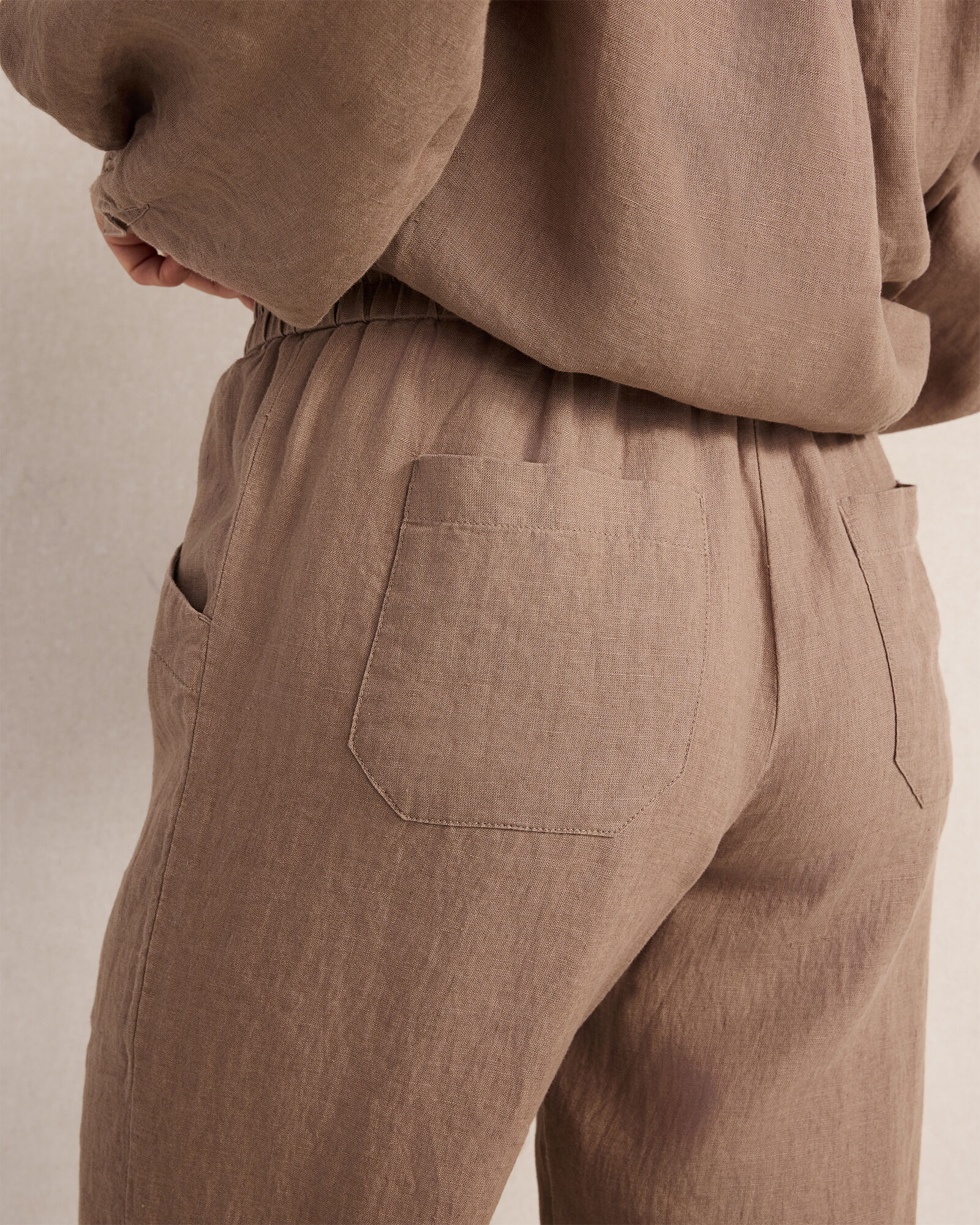 Linen Straight Leg Pants