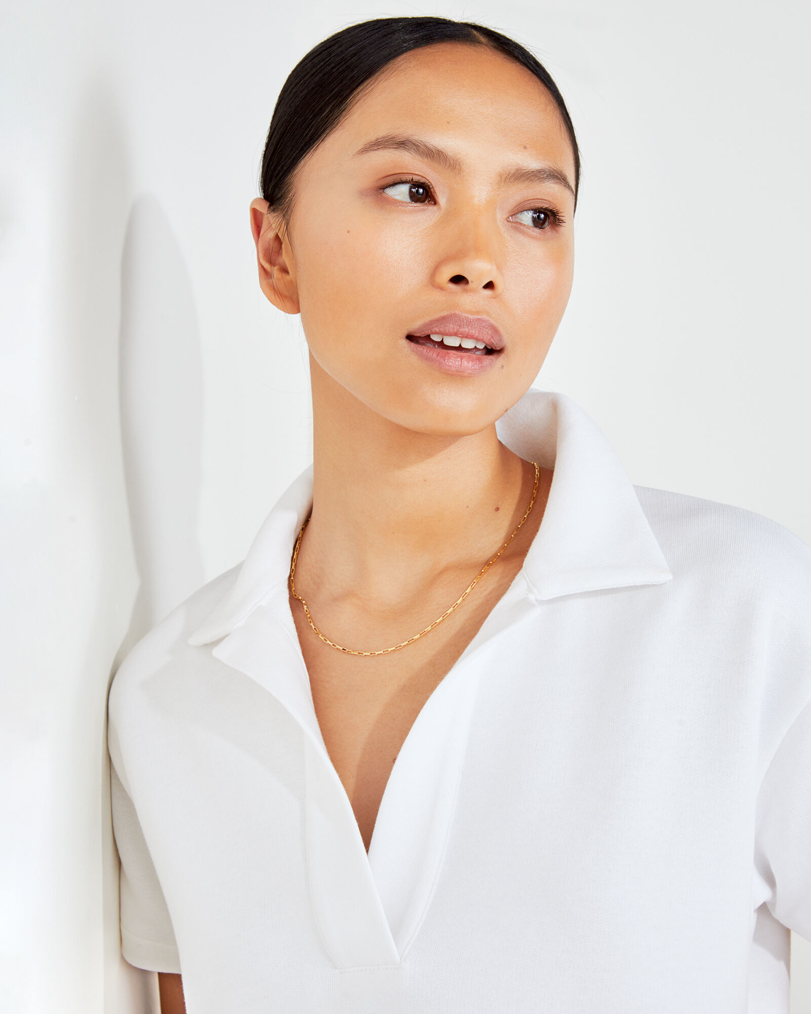 Organic Cotton French Terry Polo Shirt