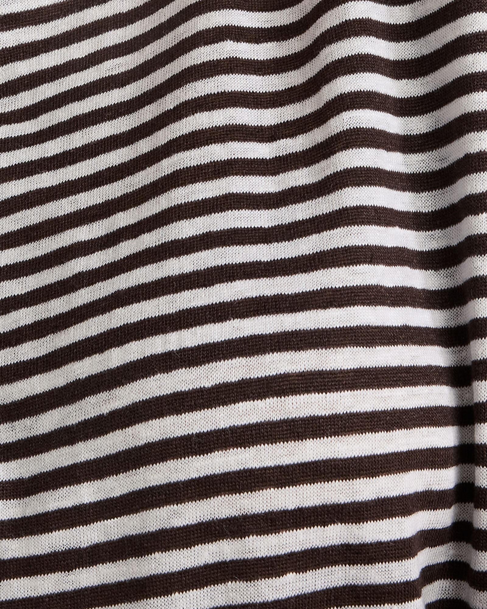 Linen Striped Short Sleeve Tee