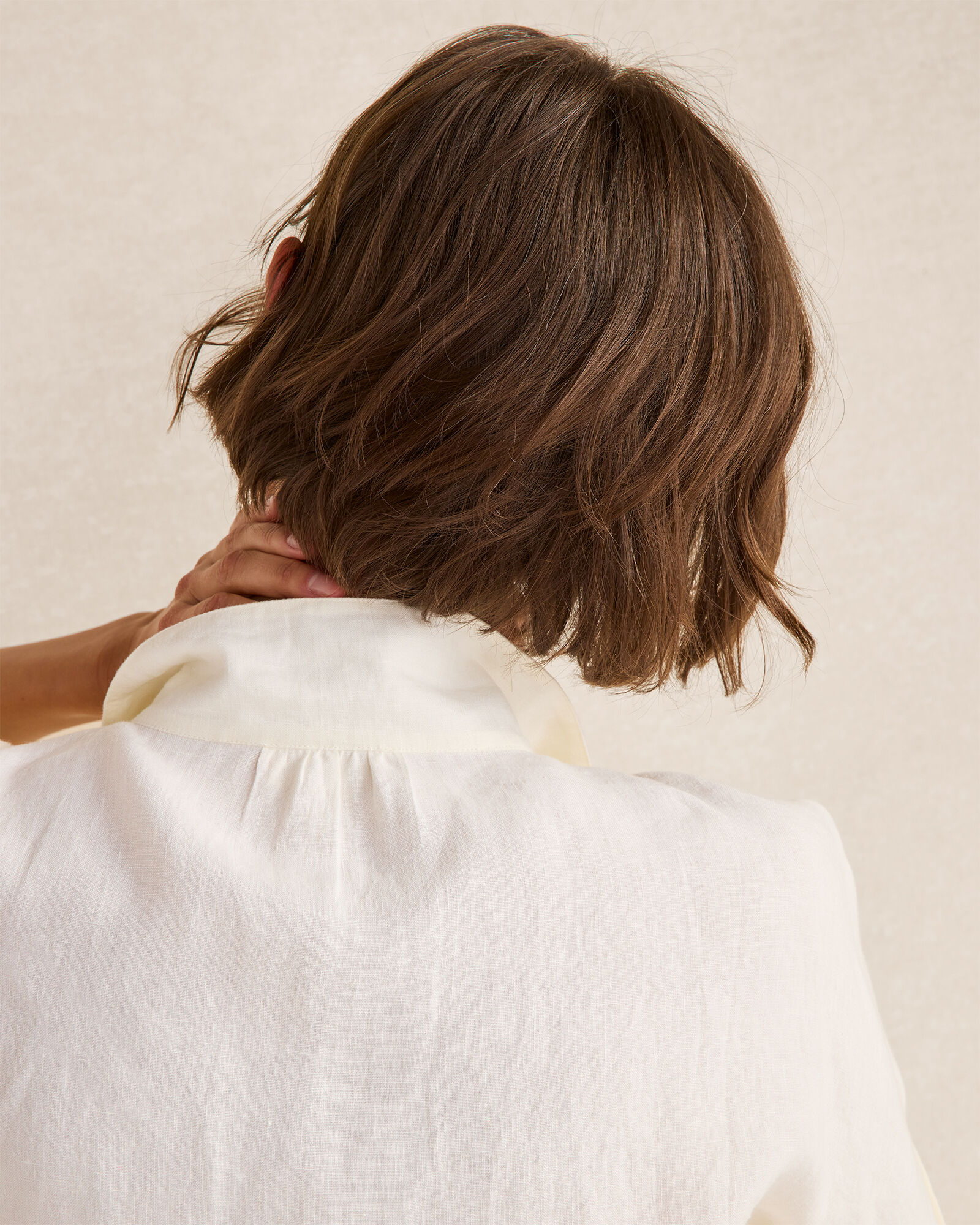 Organic Cotton Linen Embroidered Pocket Top