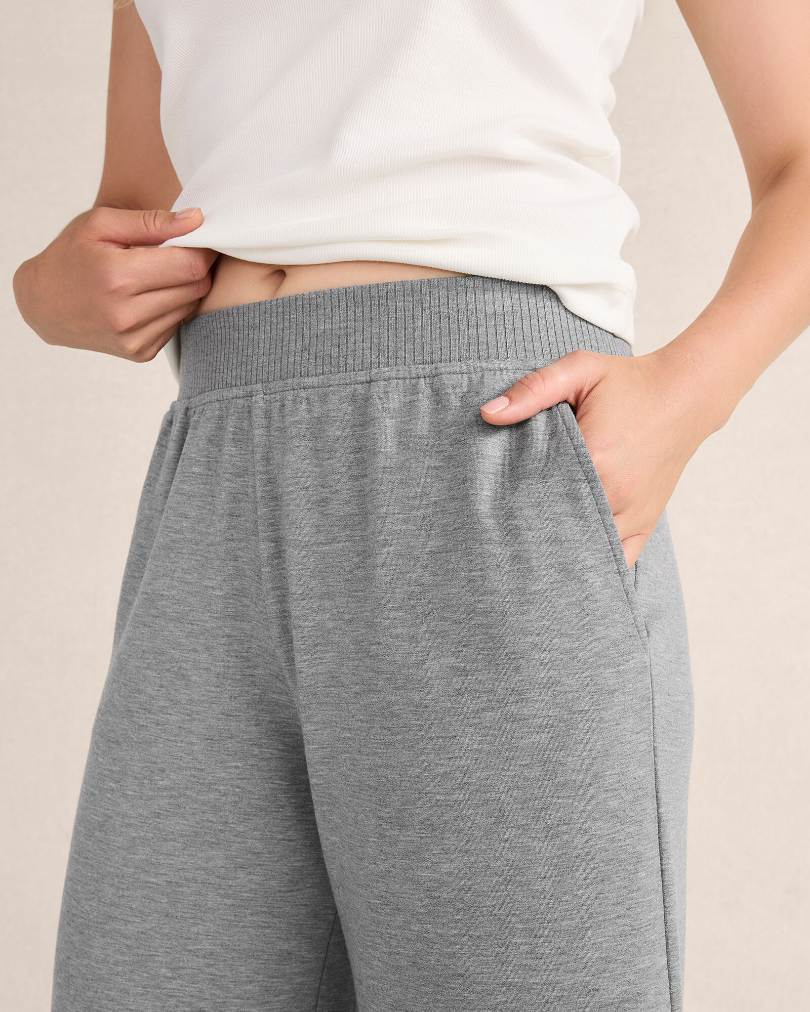 Fleece Wide Leg Pants