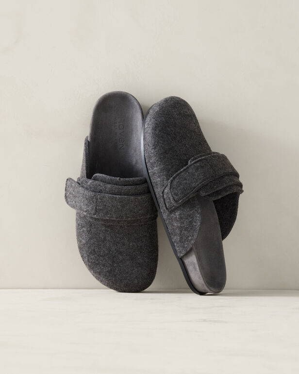 Felted Wool Clogs