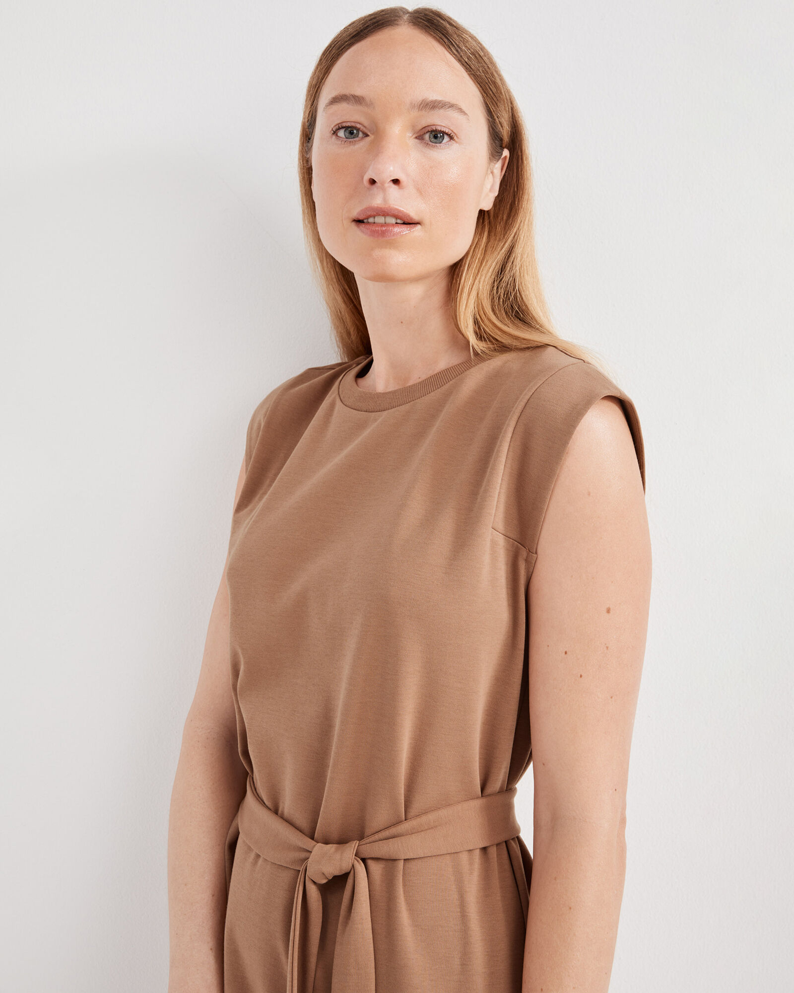 Organic Cotton Interlock Cap Sleeve Dress