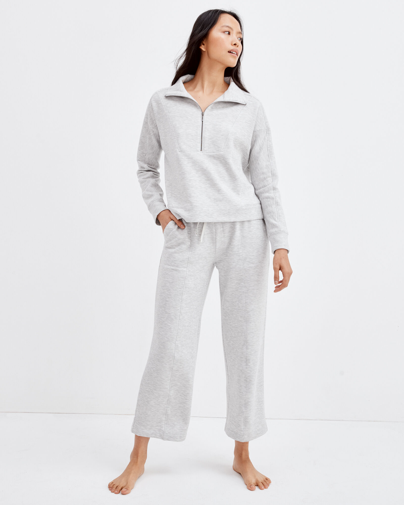 Tencel crop pants hot sale