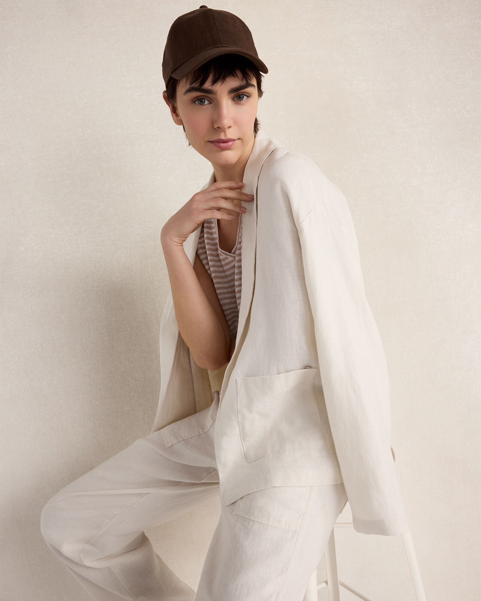 Heavyweight Linen Blazer