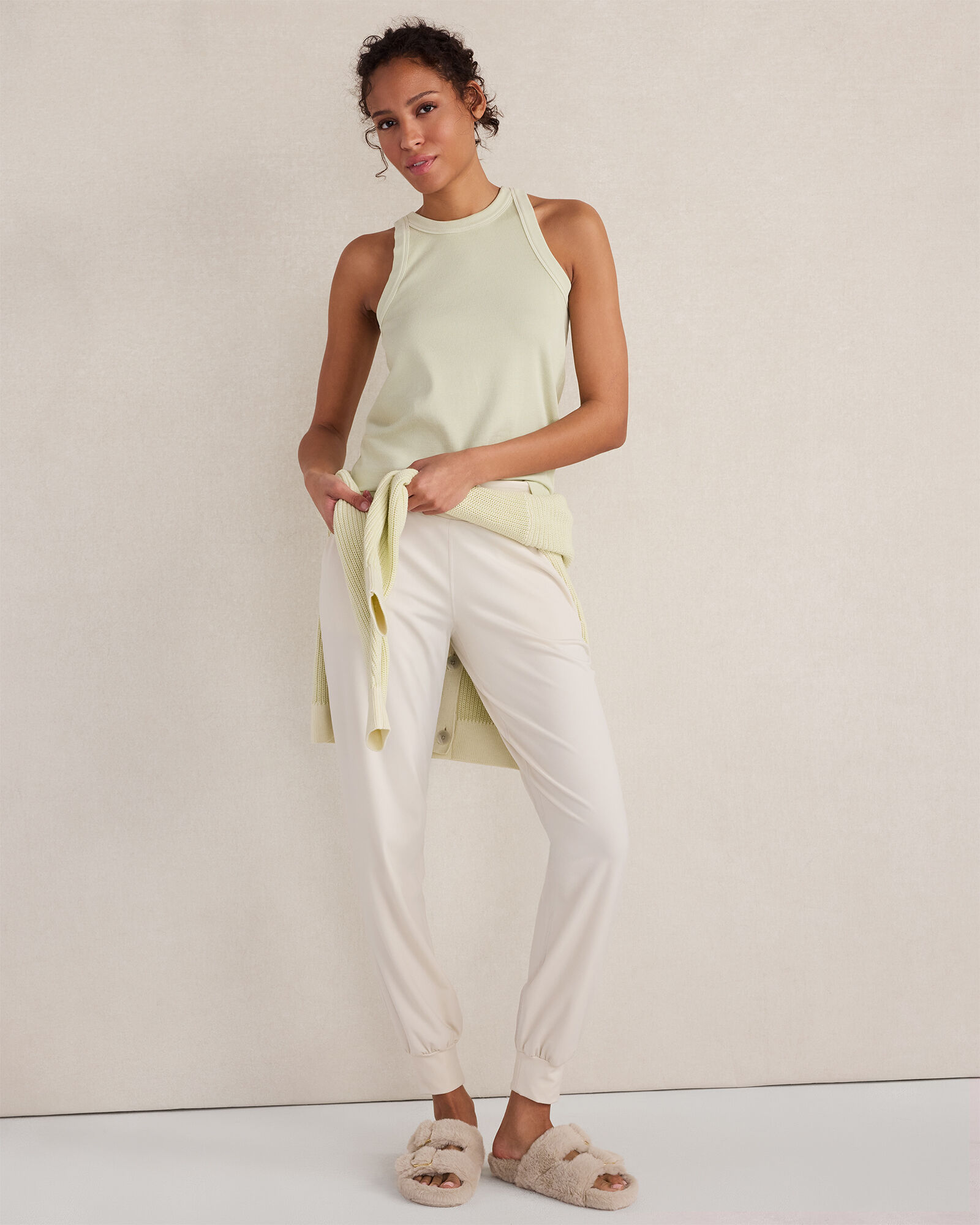Garment-Dyed Organic Cotton Racerback Tank