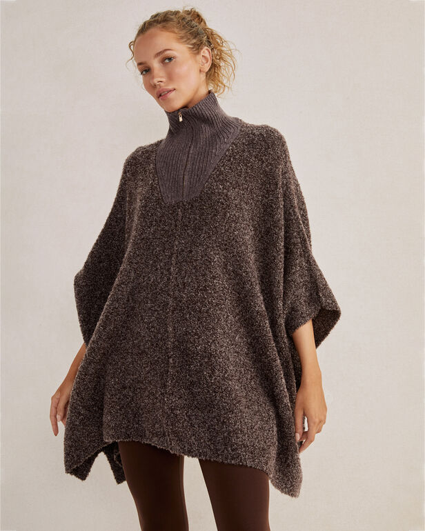 Merino Boucl&eacute; Poncho