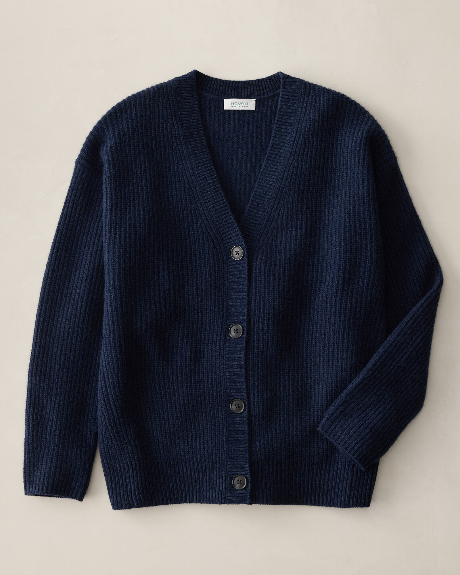 Cashmere Shaker Stitch Cardigan