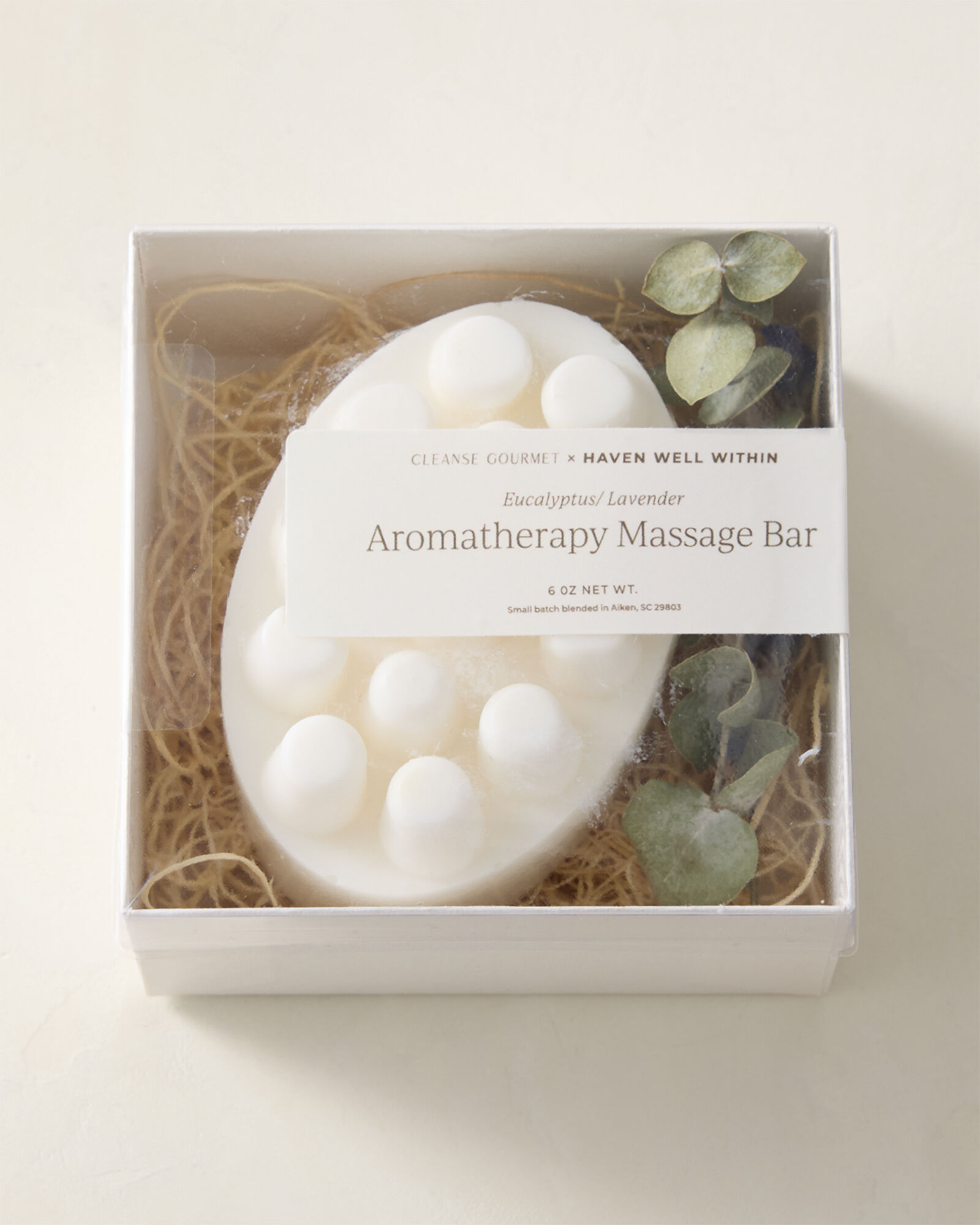 Cleanse Gourmet x Haven Well Within Lavender Massage Bar