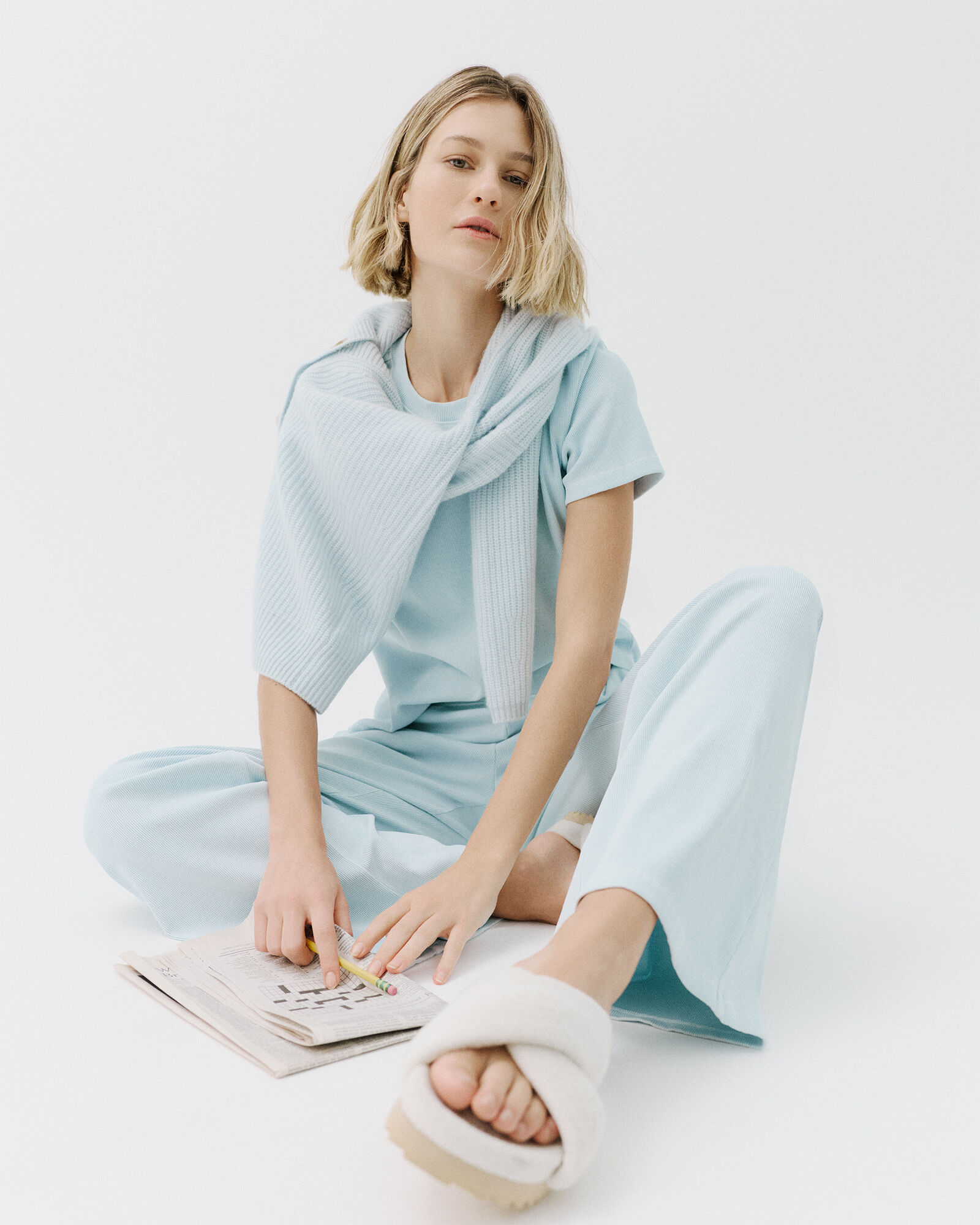 Resti Organic Cotton Rib Knit Tee