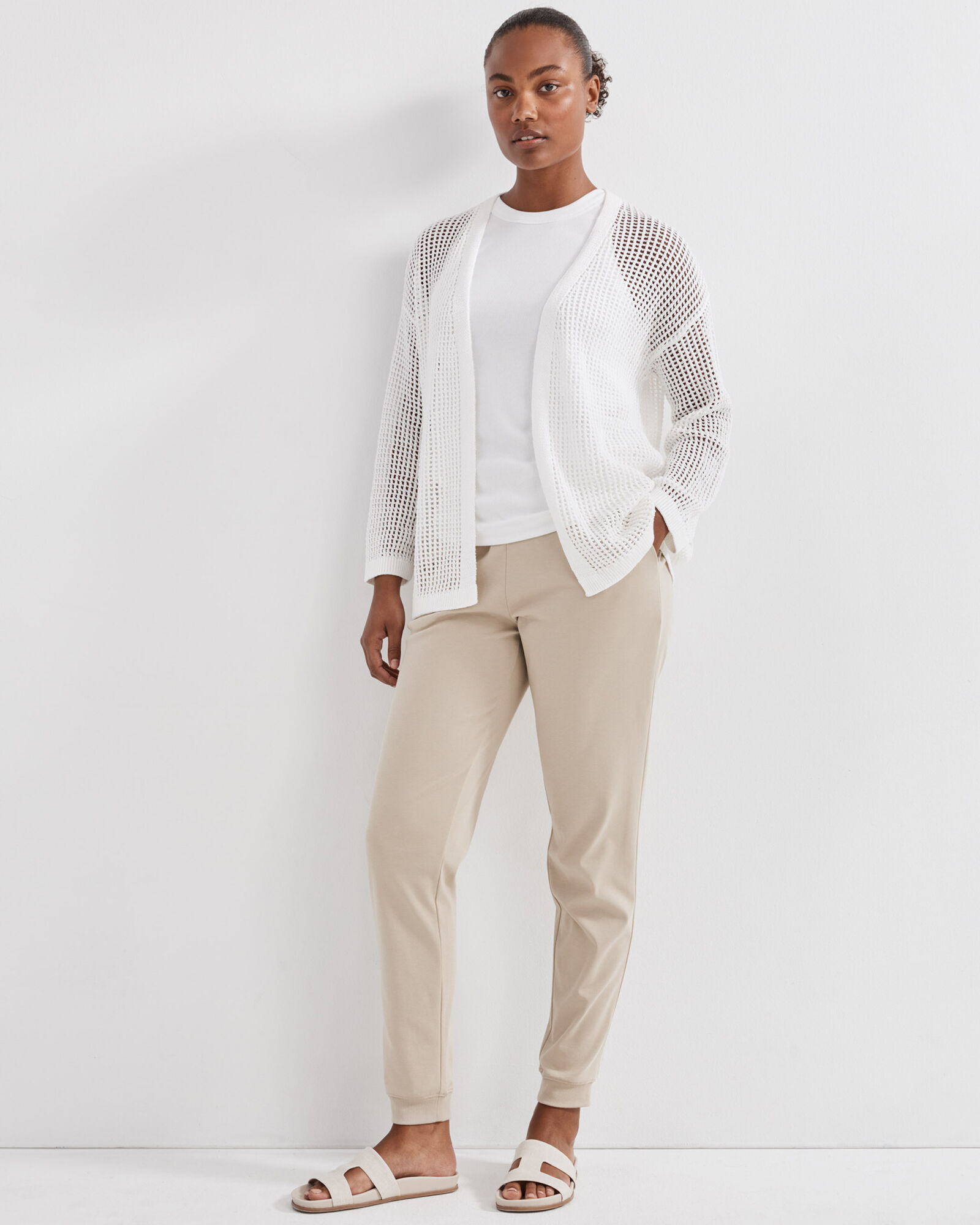 Organic Cotton Open Stitch Cardigan | Haven Well Within