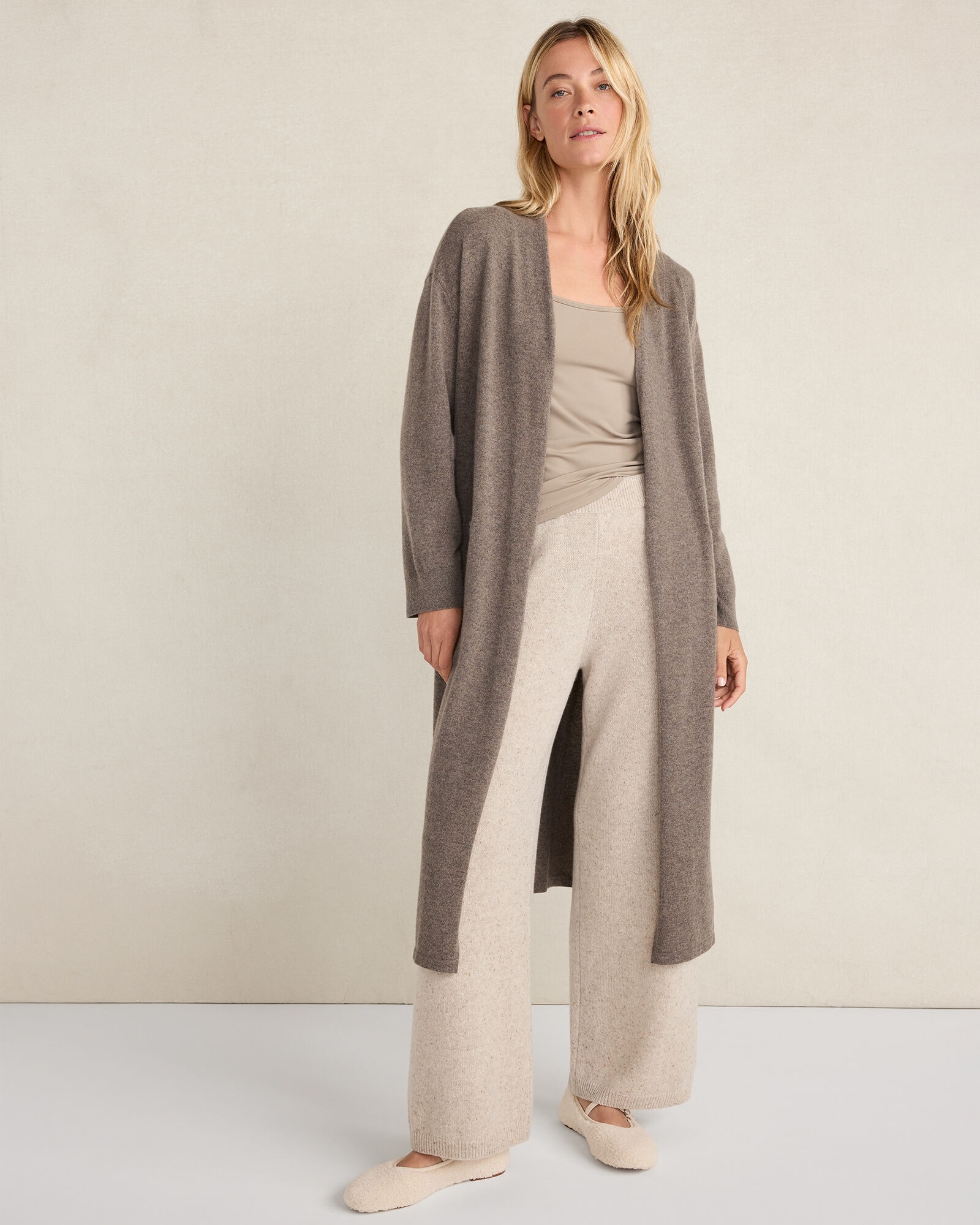 Cashmere Belted Duster