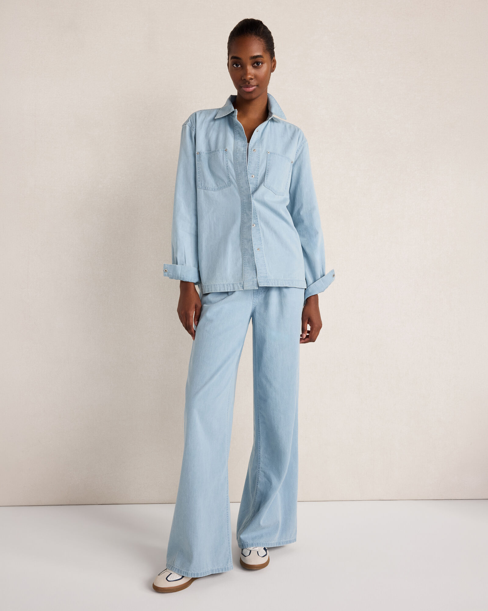 Organic Cotton Denim Shacket