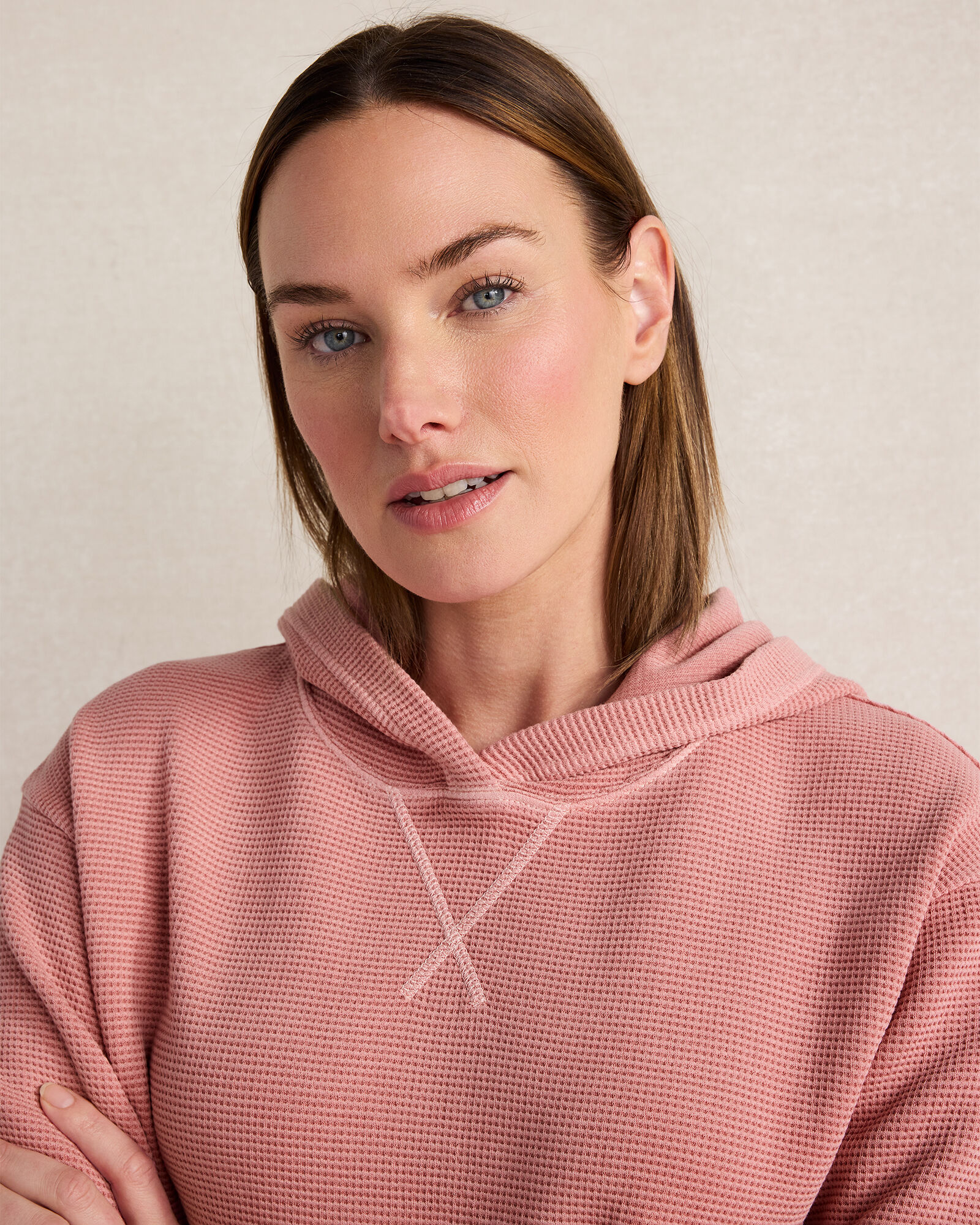 Resti Organic Cotton Waffle Hoodie