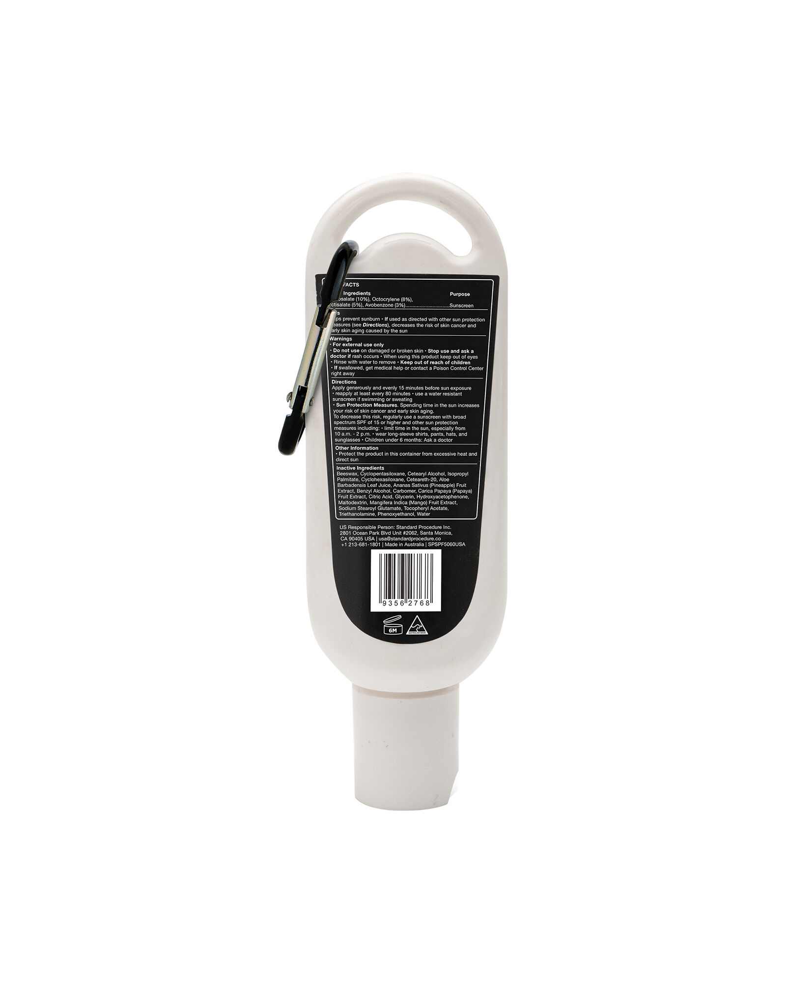 Standard Procedure&reg; 50+ SPF Travel-Size Sunscreen