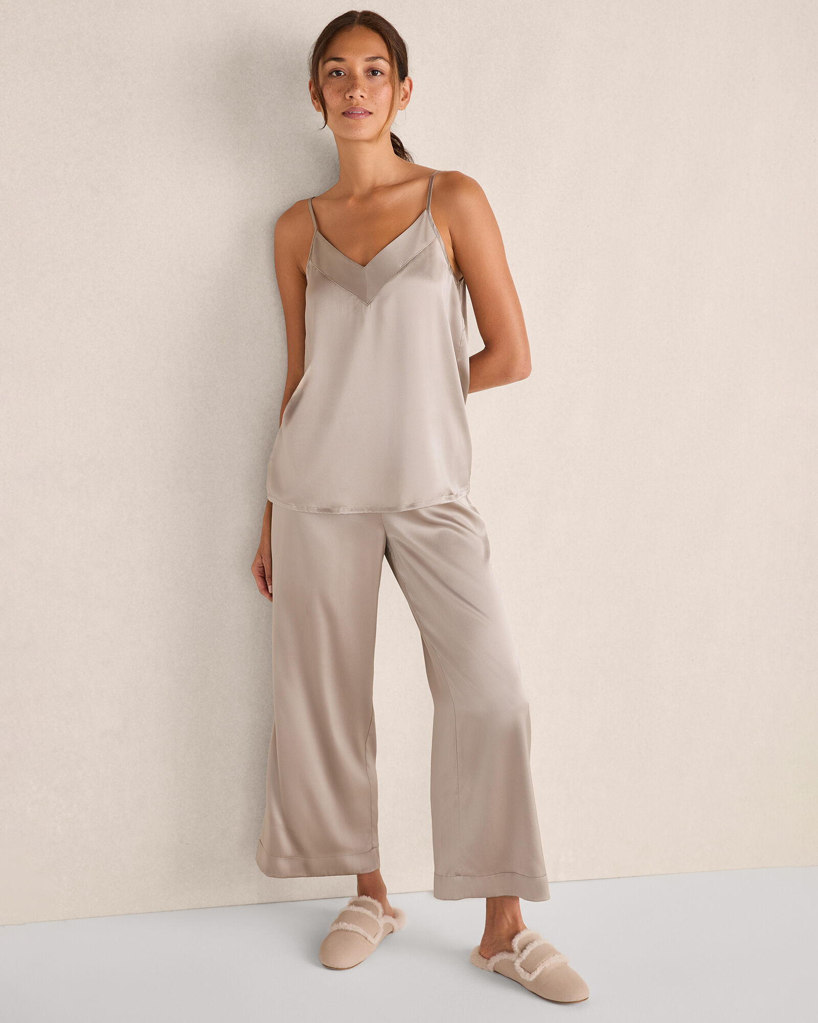 Silk night store pants