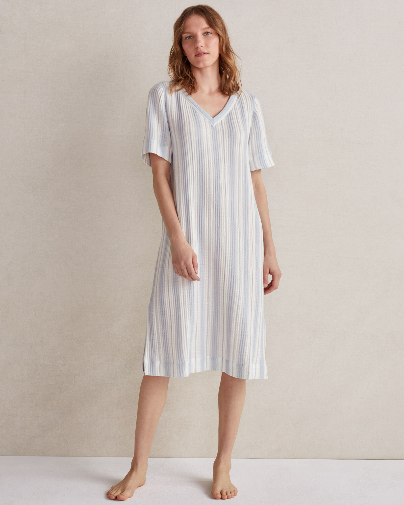 Organic Cotton Gauze Sleep Dress