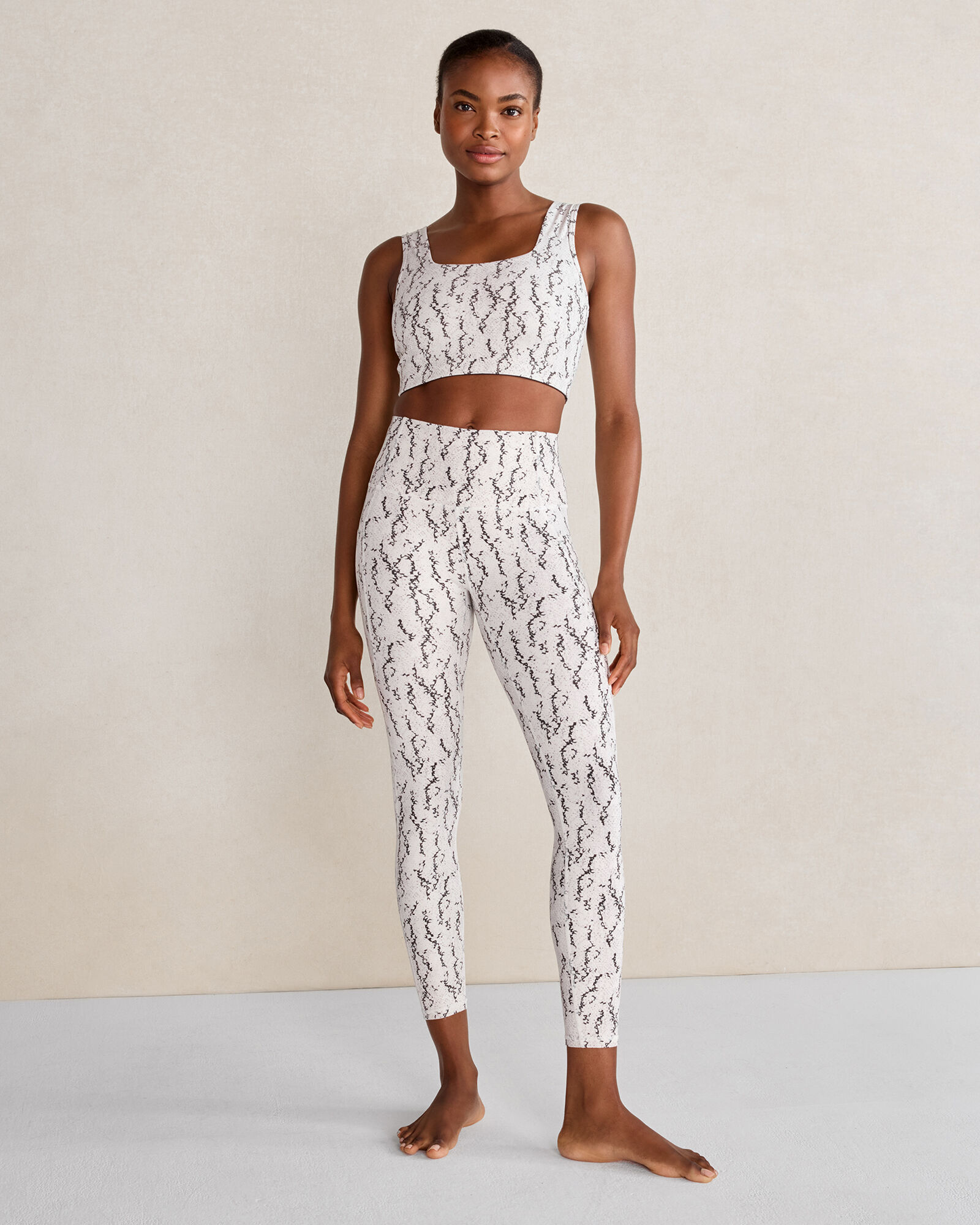Varley Fragmented Snake Leggings