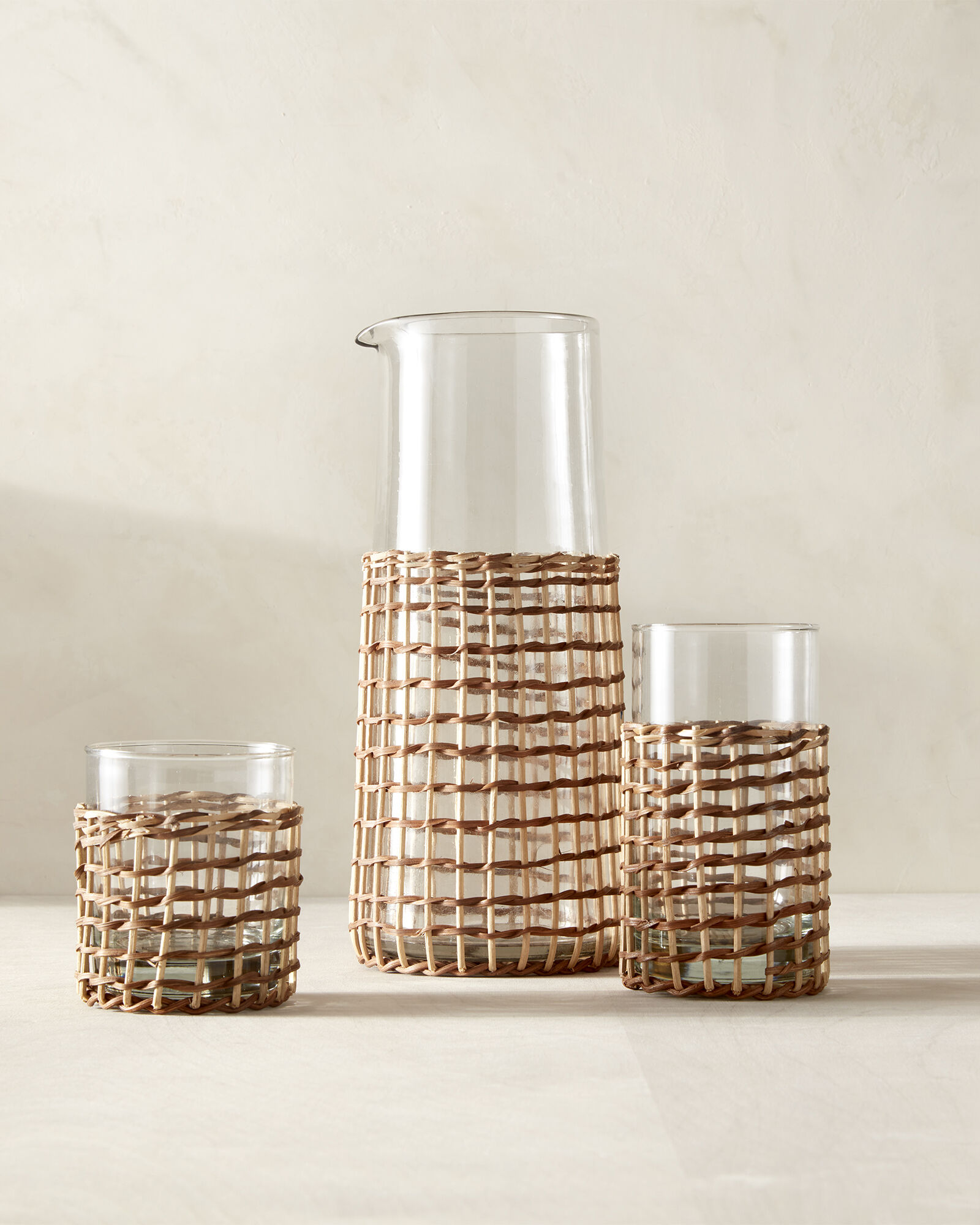 Be Home Keswick Cane Carafe - Thumbnail 3