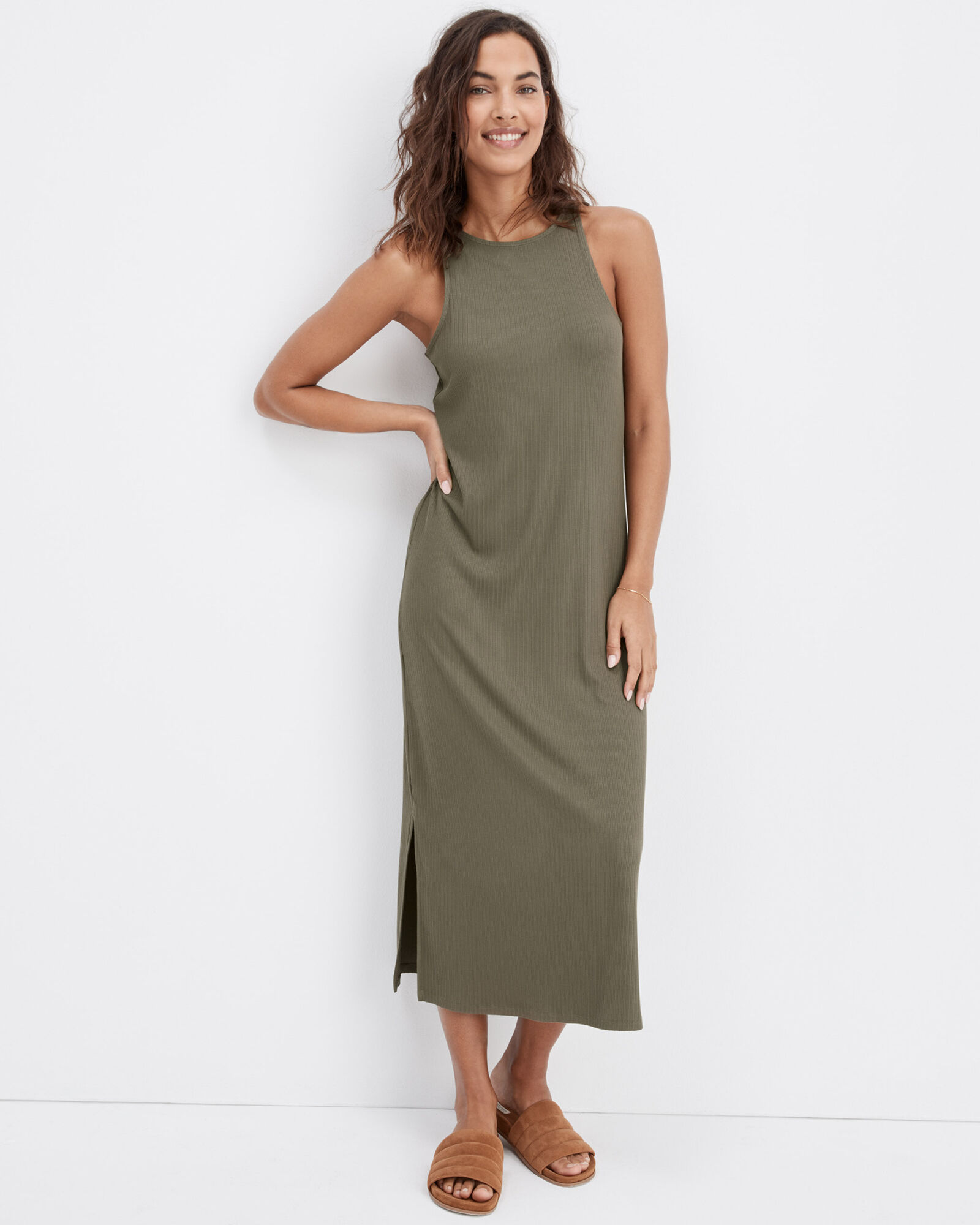 Modal Ribbed Lounge Dress