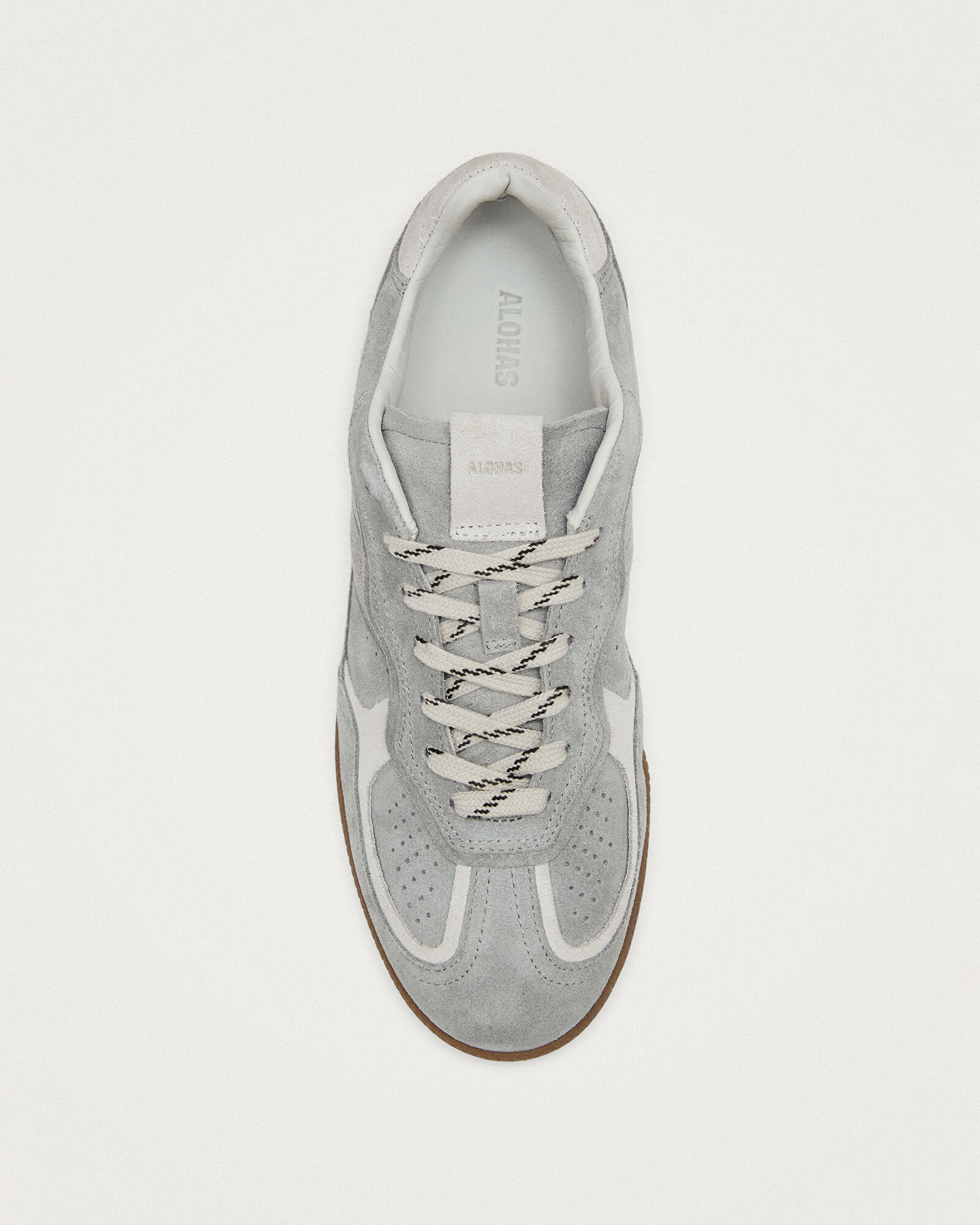 ALOHAS TB.490 Rife Grey Leather Sneakers