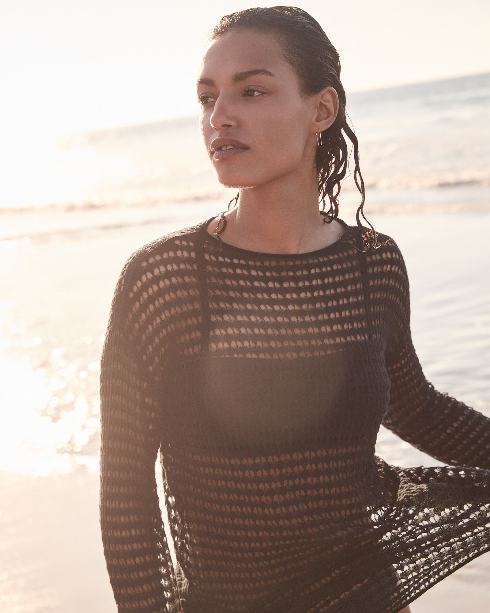 Organic Cotton Pointelle Tunic