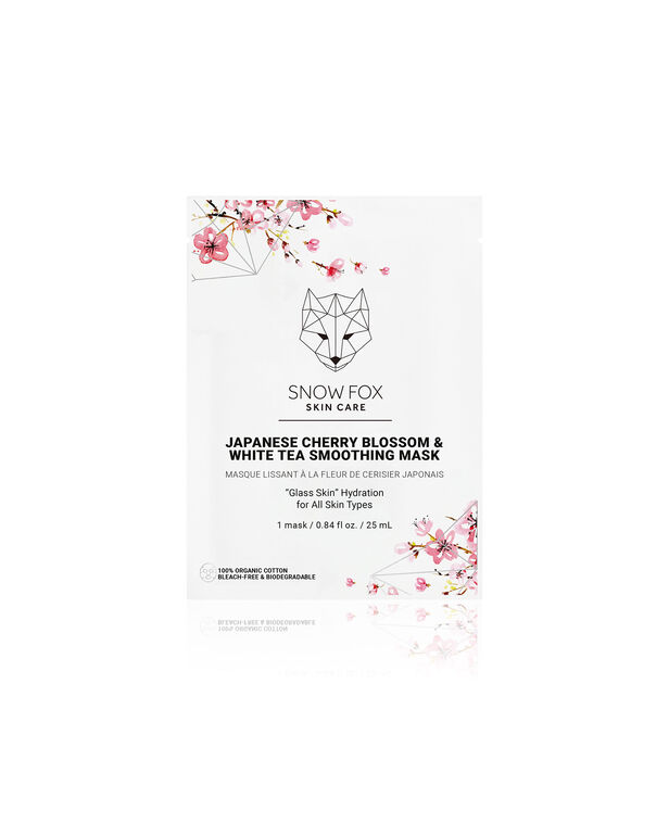 Snow Fox Skincare Japanese Cherry Blossom Smoothing Mask