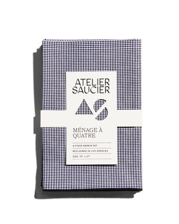 Dalmatian Check Napkin Set Dalmatian Check Napkin Set