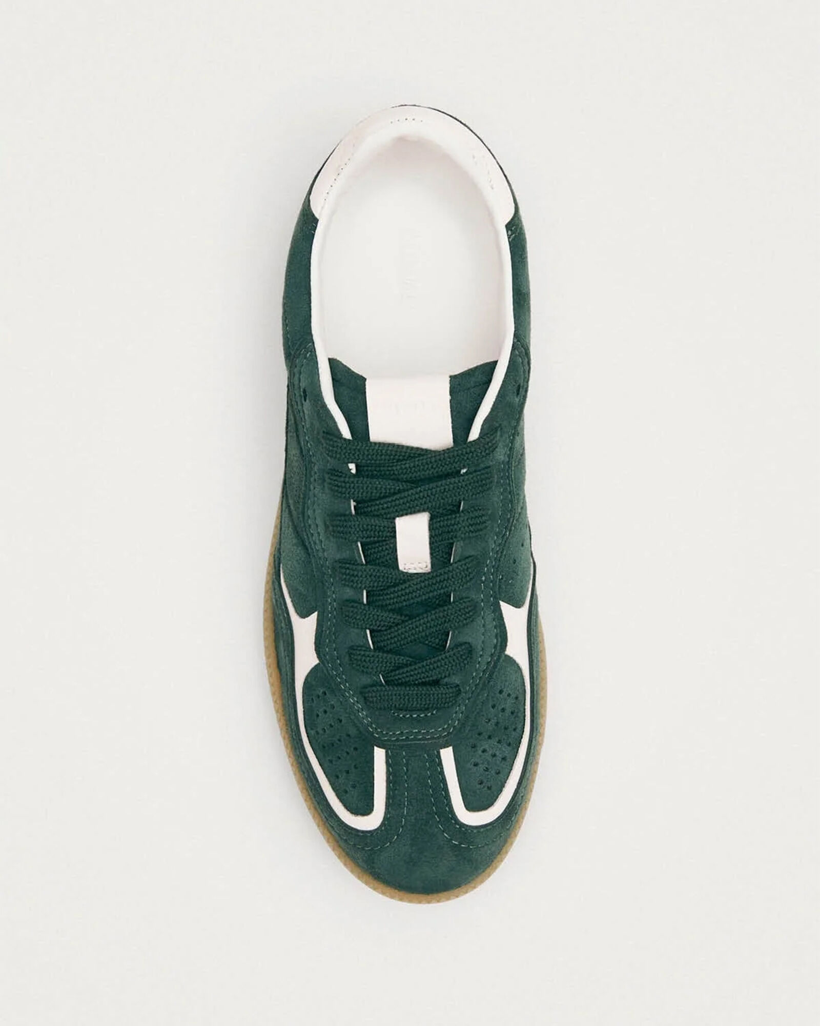 ALOHAS Tb.490 Rife Forest Green Leather Sneakers