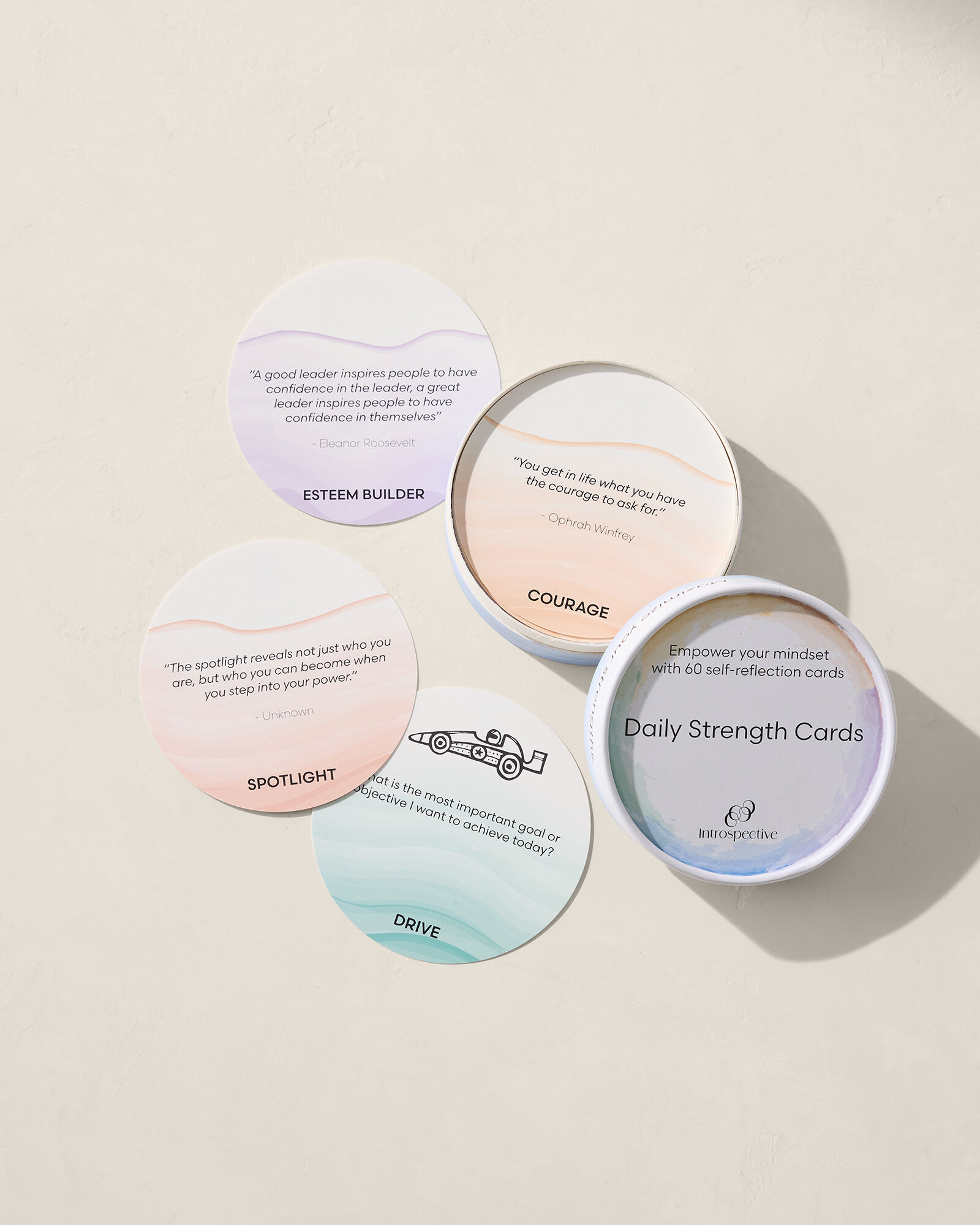 Introspective Daily Strength Cards