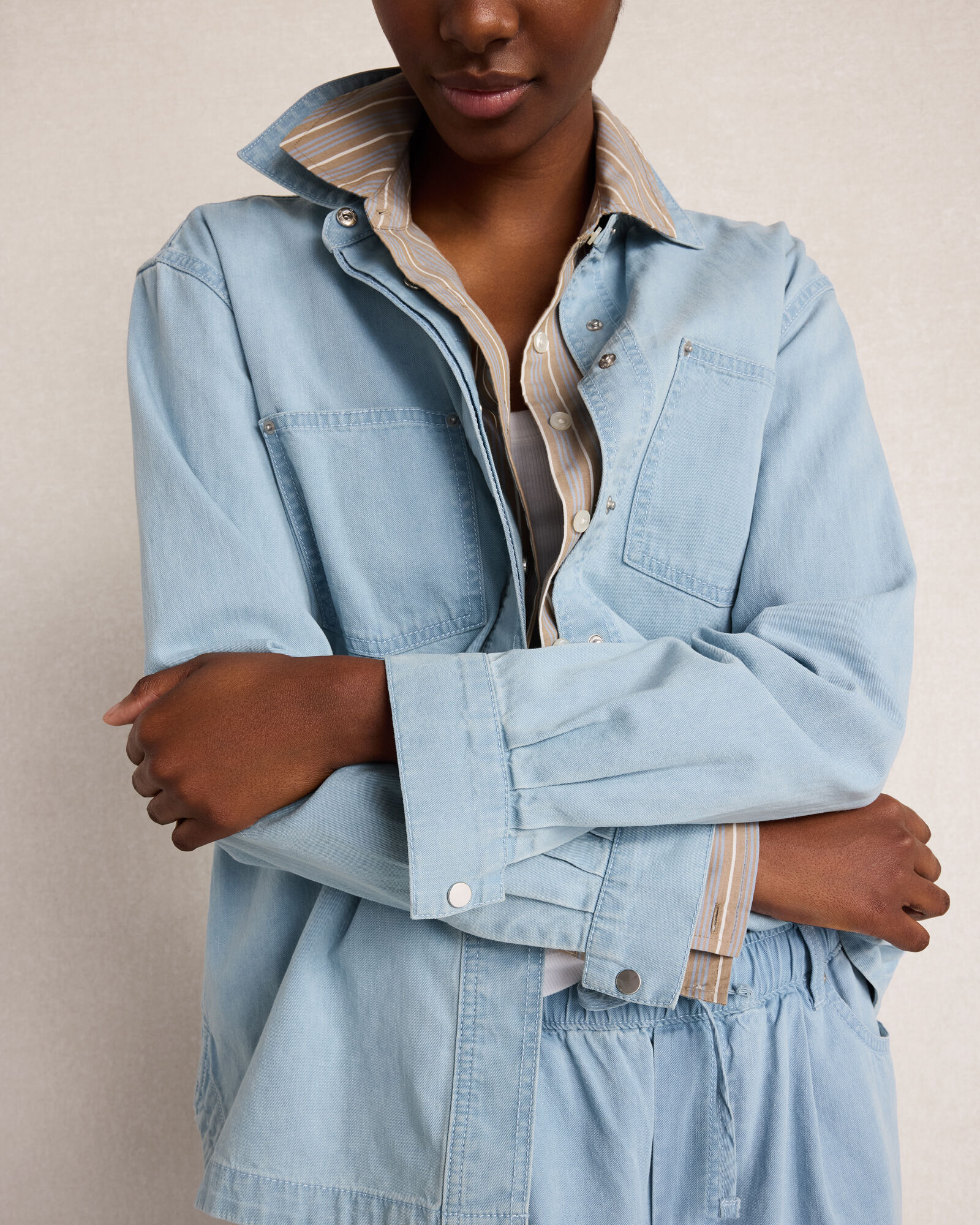 Organic Cotton Denim Shacket