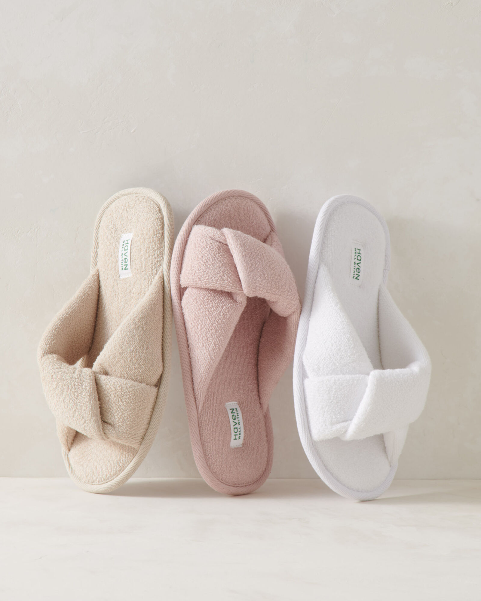 Knotted Terry Slippers