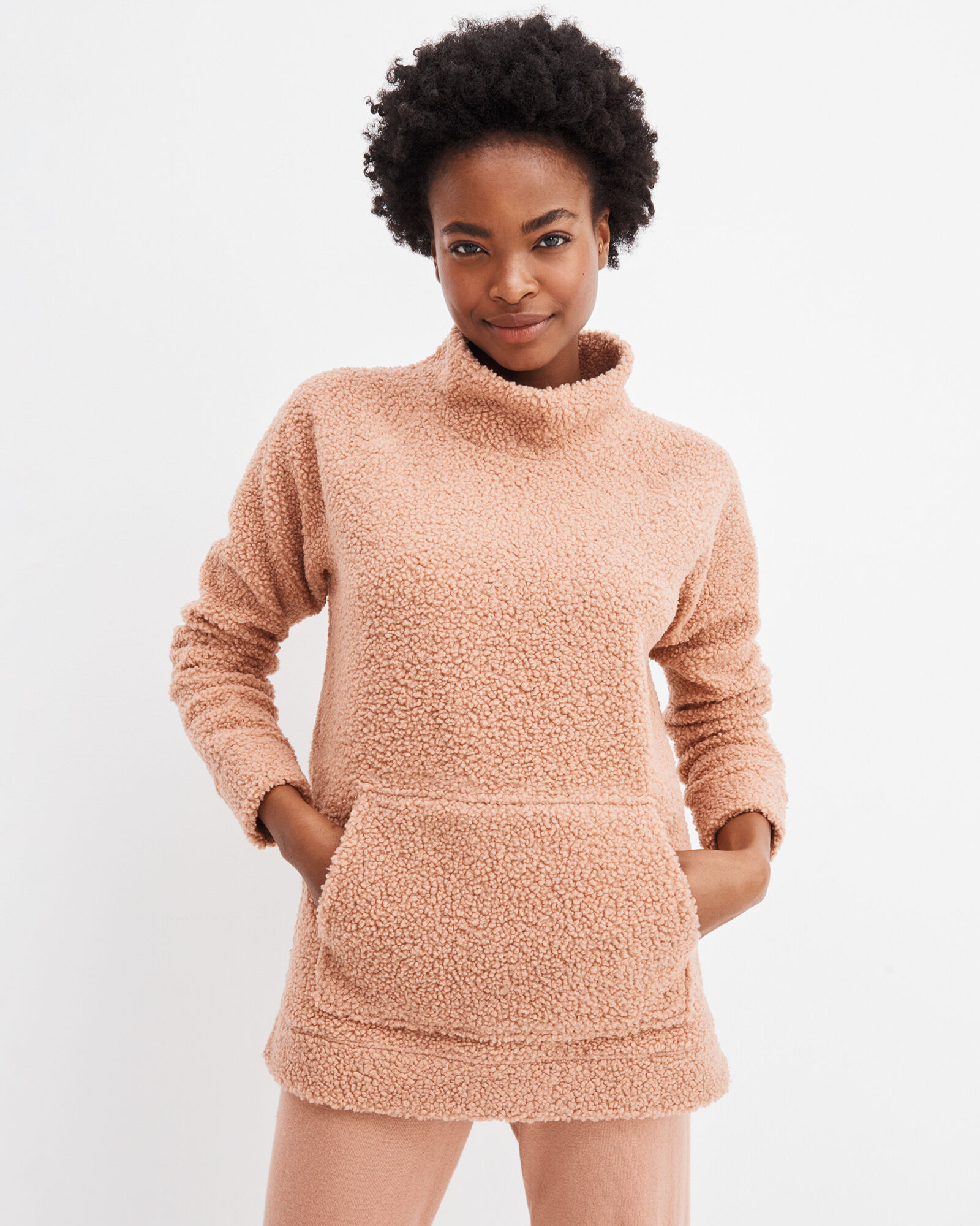 Sherpa Funnel Neck Pullover
