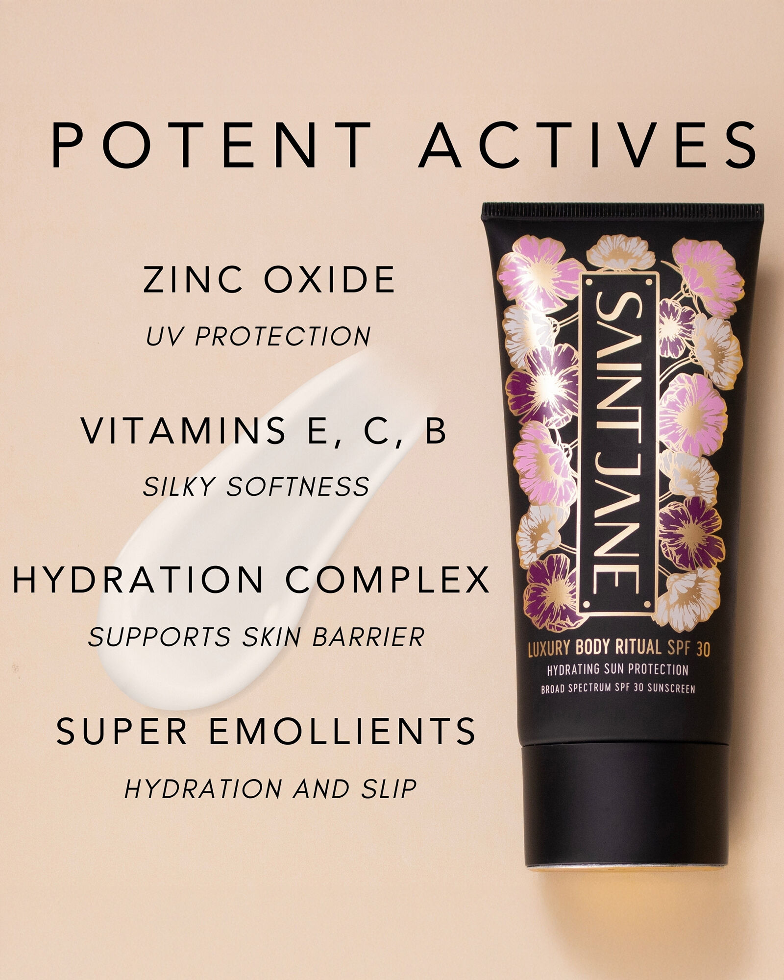 Saint Jane Sun Ritual Hydrating Mineral Body Sunscreen SPF 30
