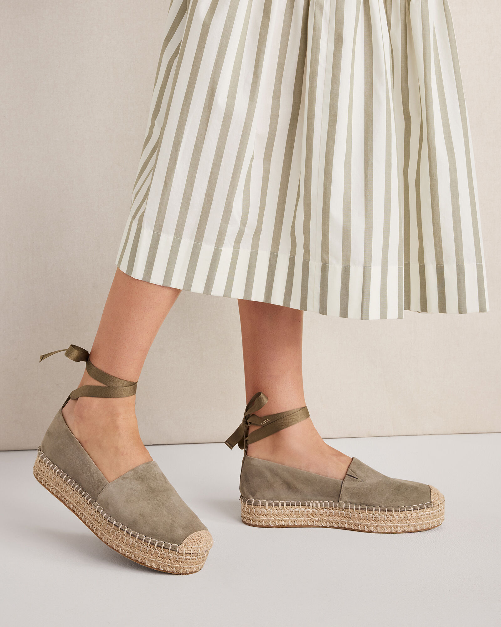 Suede Espadrilles