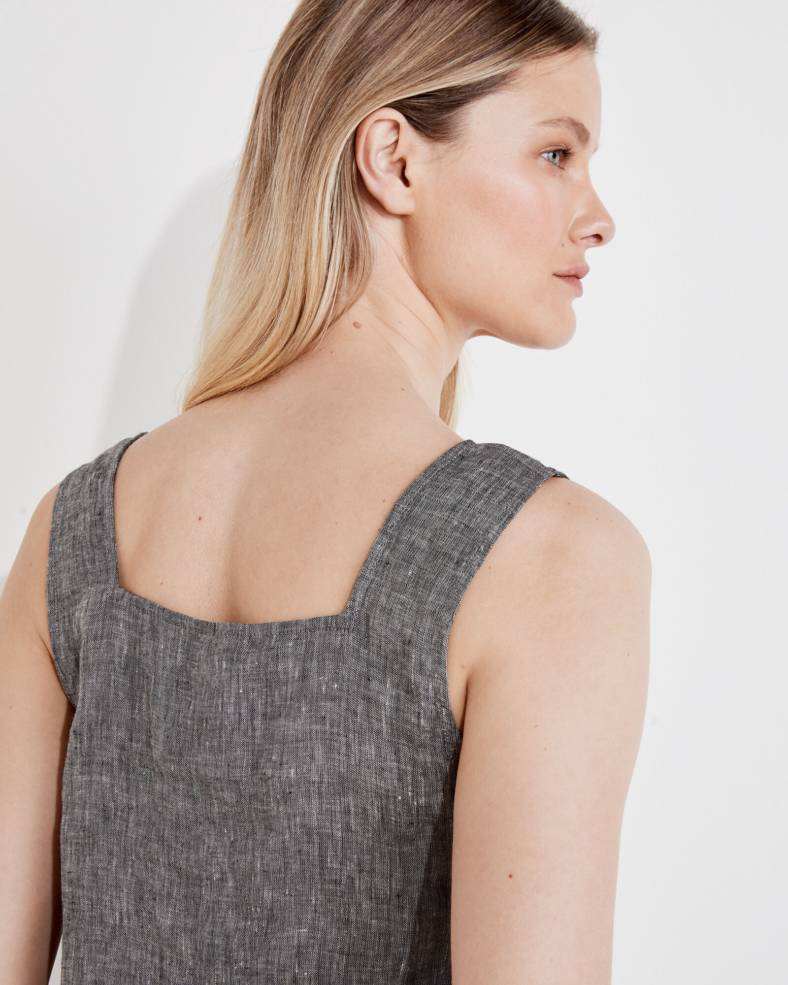 Linen Square Neck Tank | Haven Well Within