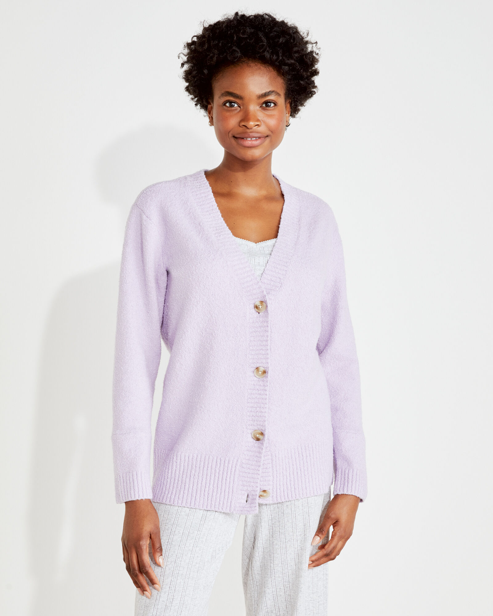 Womens boucle cardigan clearance