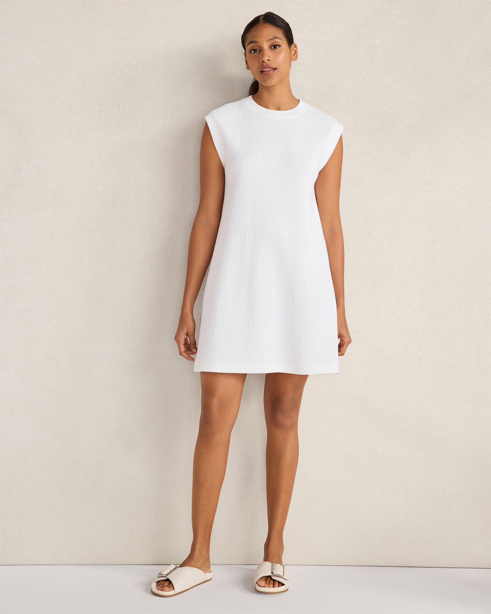 Resti Organic Cotton Bold Waffle Dress