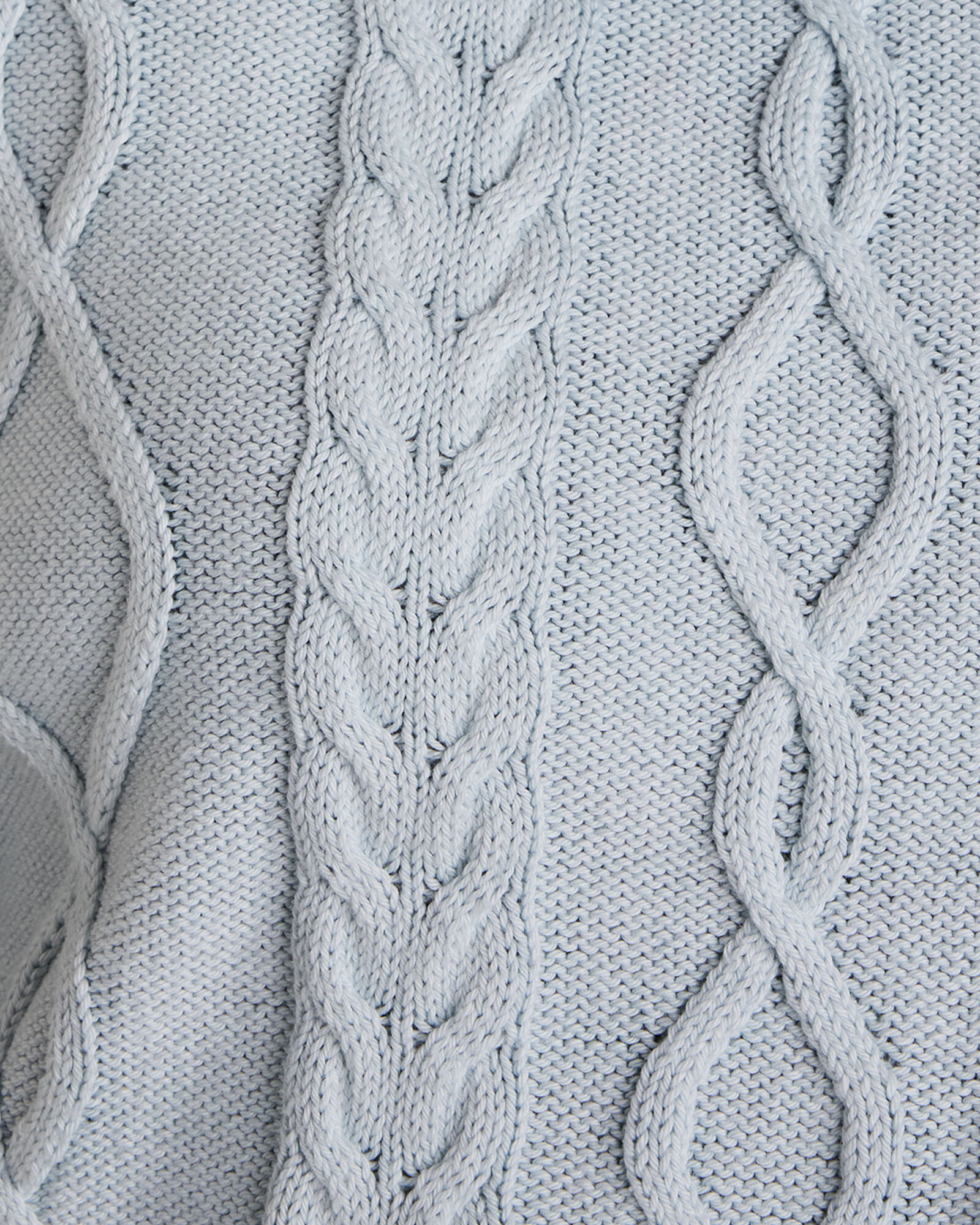 Cotton Cable Knit Gradient Dye Sweater
