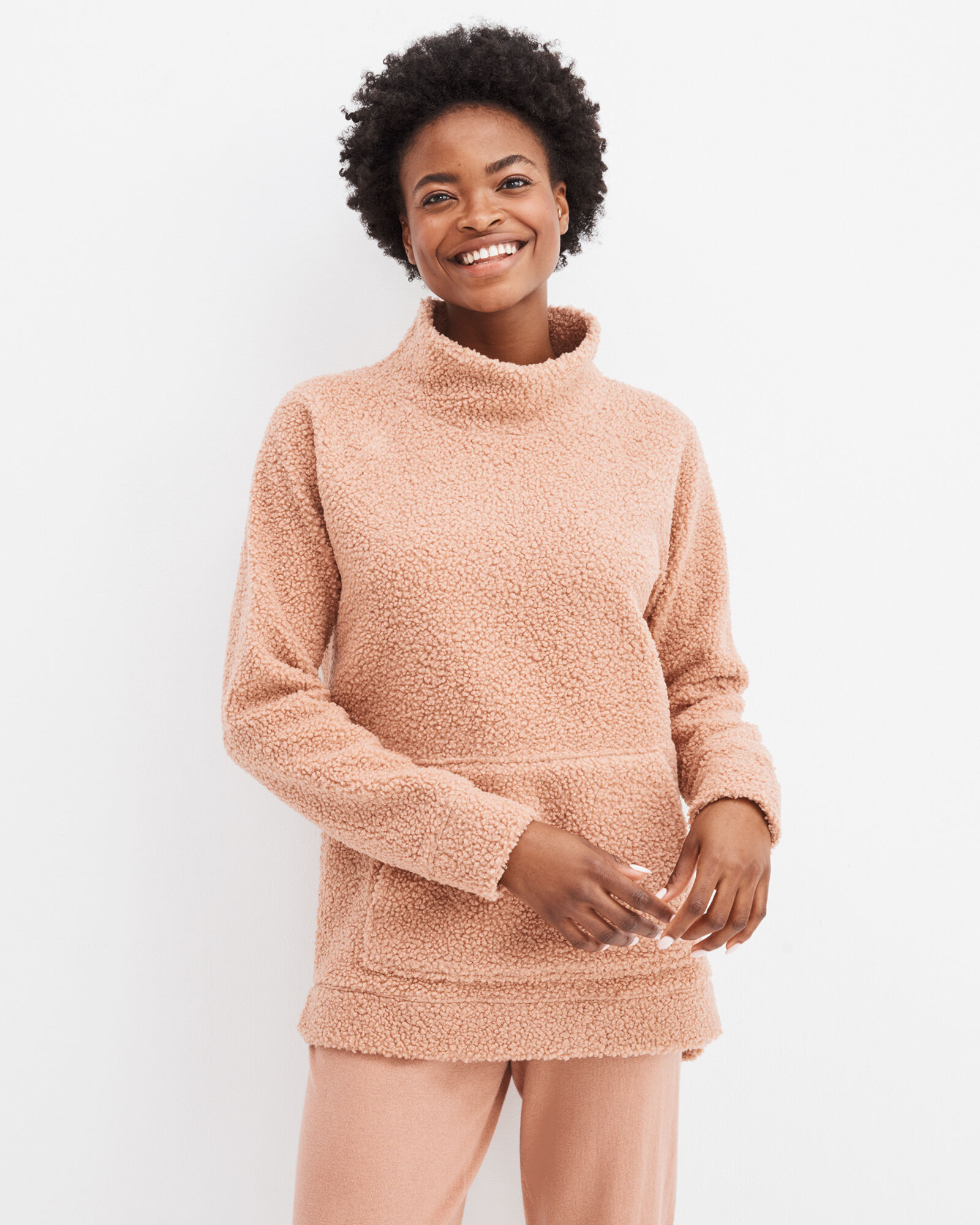 Sherpa Funnel Neck Pullover