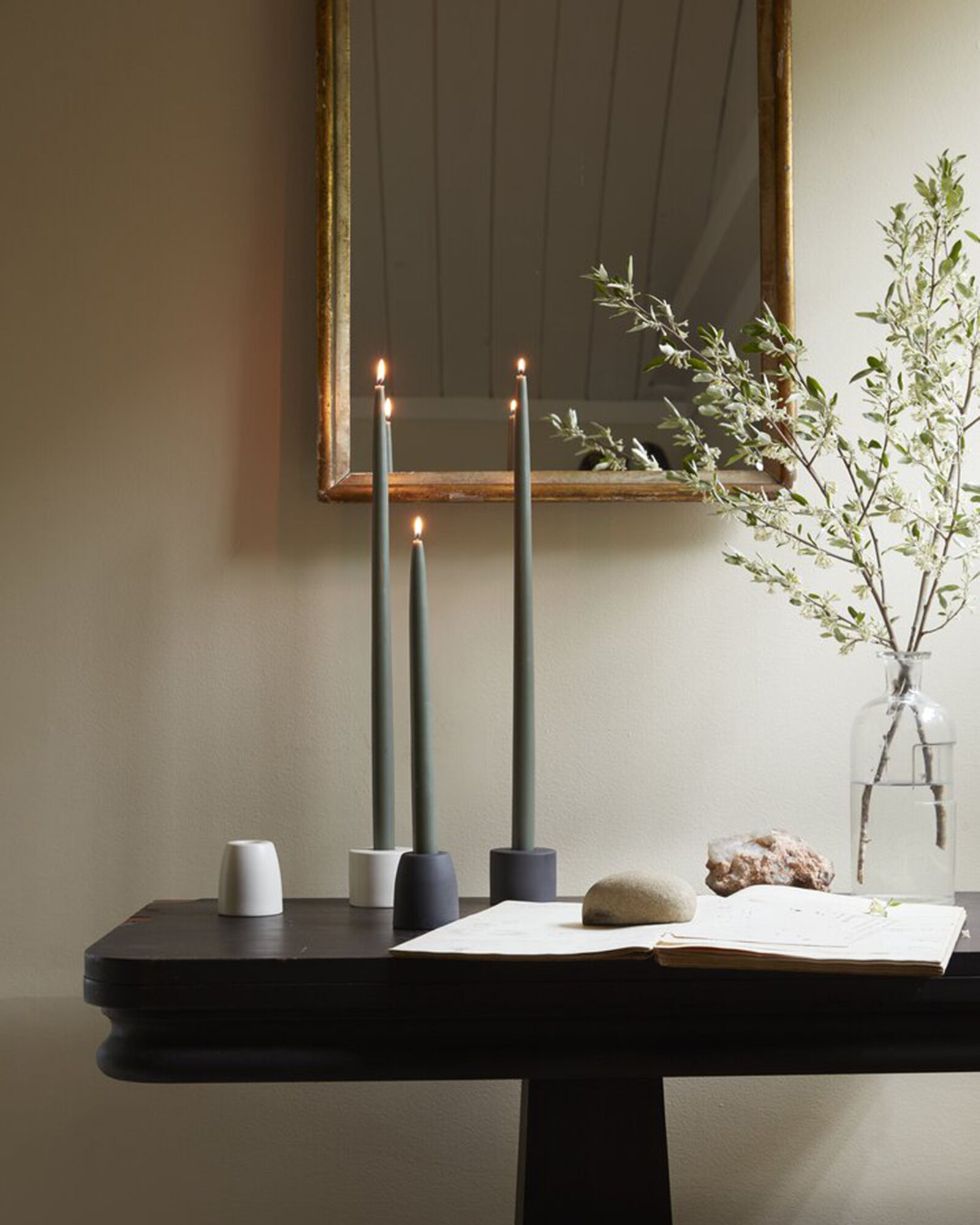 The Floral Society Taper Candle 12"
