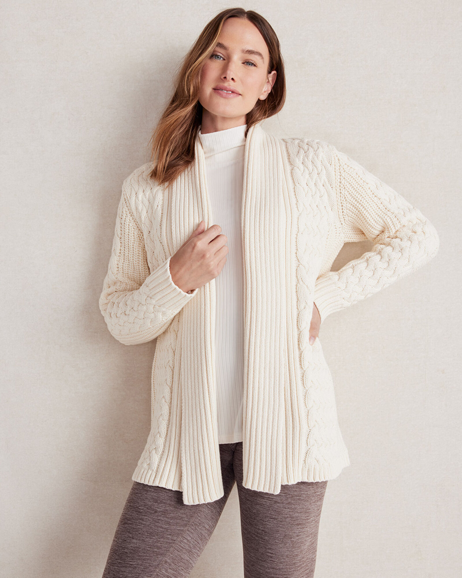 White flyaway deals cardigan