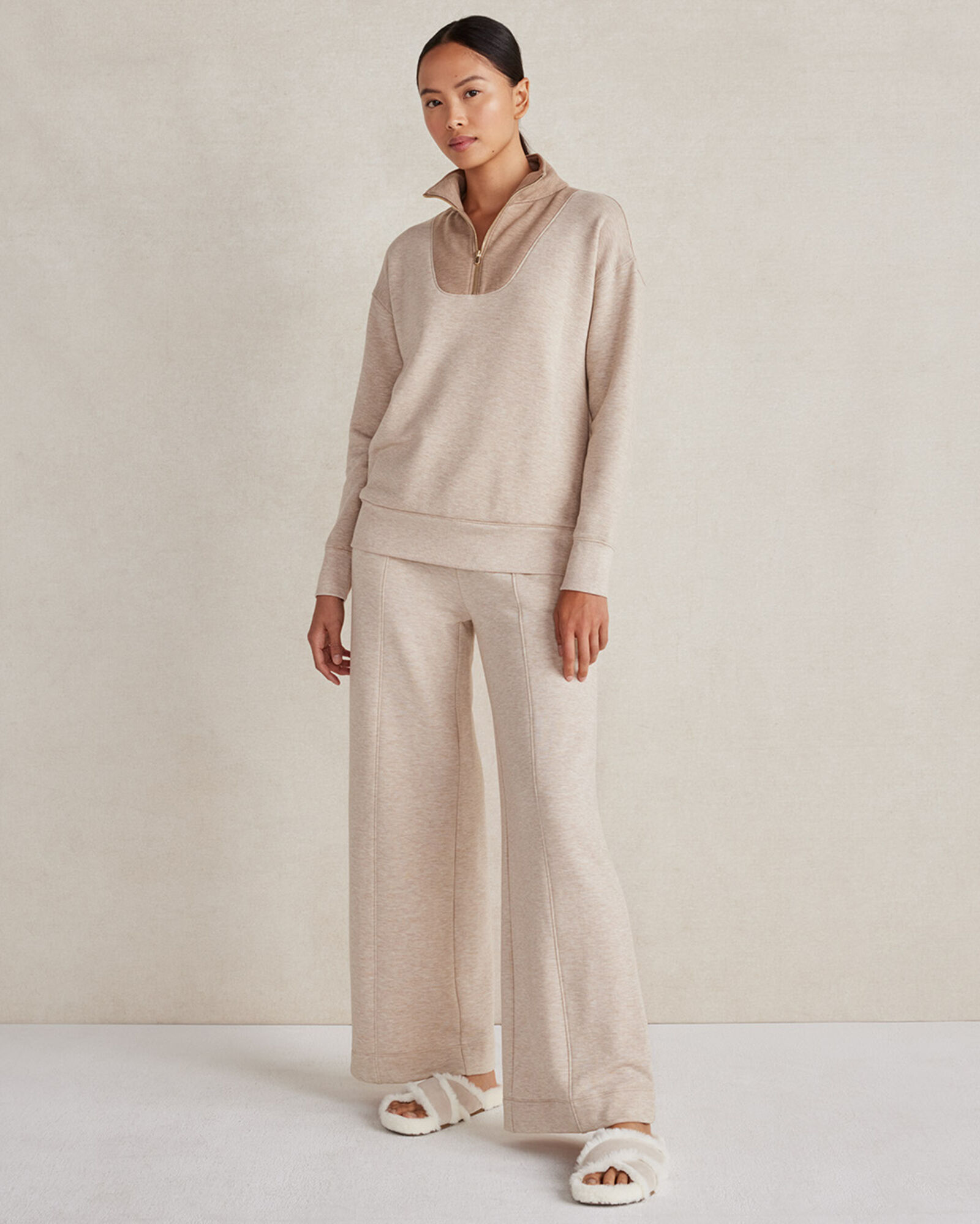 【hug your skin】Fleece wide pants 86233-1_7a372ff3-e3a0-445a-