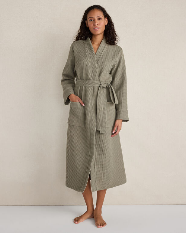 Organic Cotton Waffle Robe