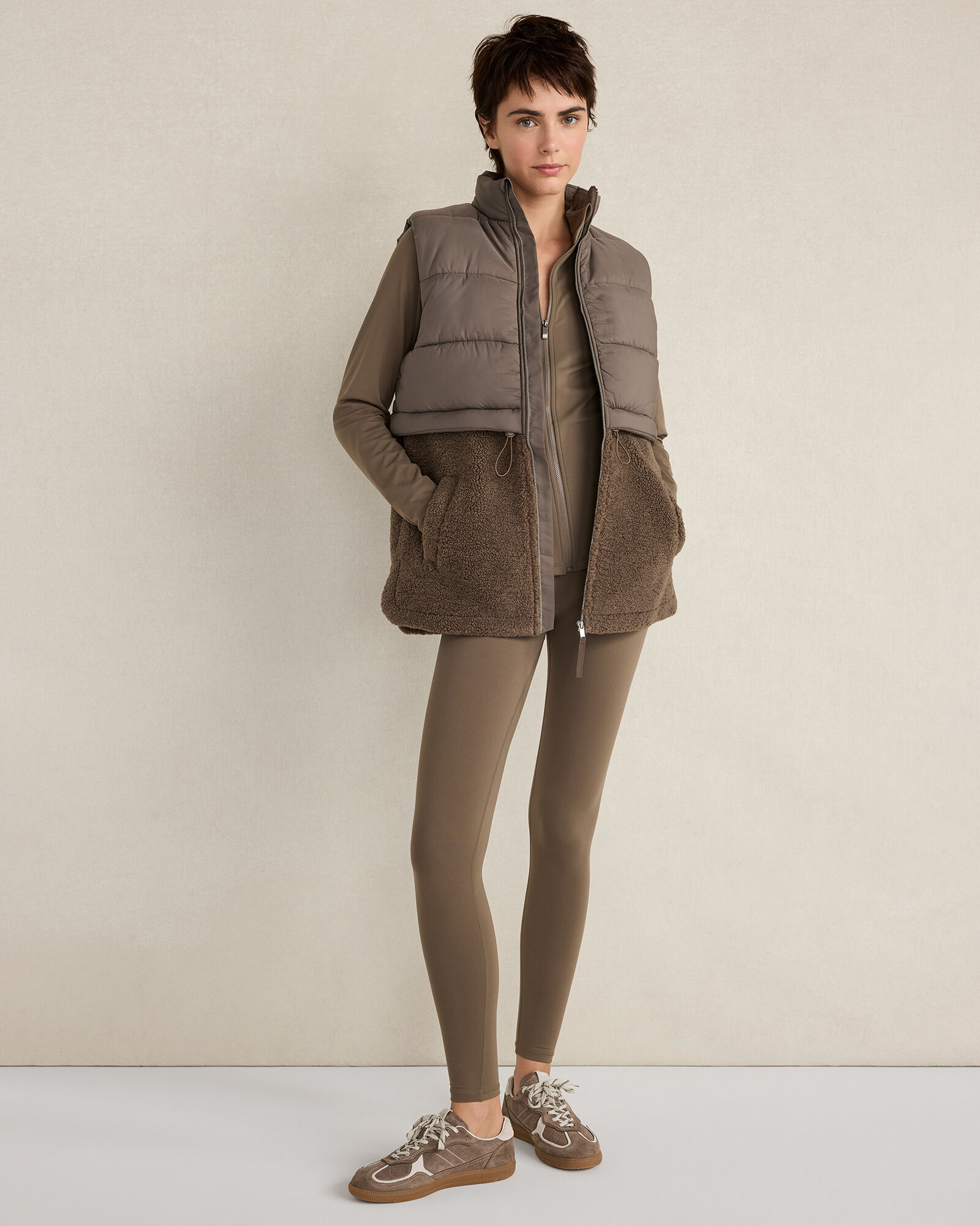 Sherpa Puffer Vest